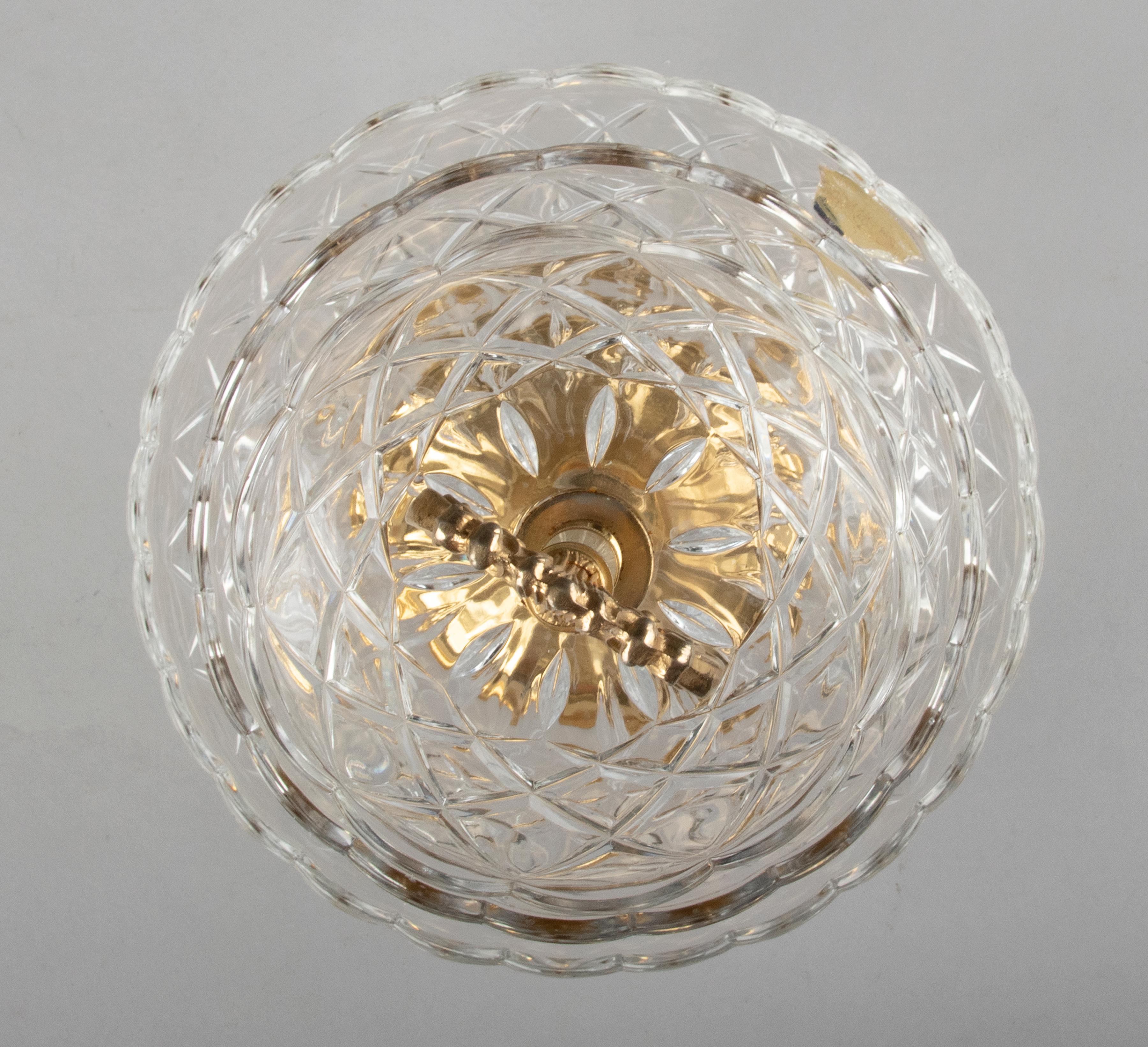 Servidor de cristal de 3 pisos Mid Century Modern by Val Saint Lambert en venta 3