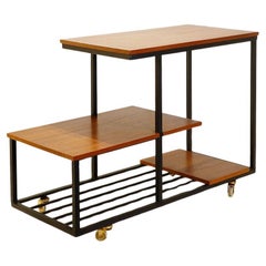 Mid Century Modern 3 tray serving trolley - 1960s
