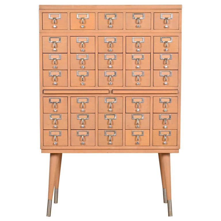 Mid-Century Modern 35-Drawer Maple Library Card Catalog by John E. Sjstrm Co. at 1stDibs | card catalog for sale, library card catalog cabinet, antique library card catalog Mid-Century Modern 35-Drawer Maple Library Card Catalog by John E. Sjstrm Co. at 1stDibs | card catalog for sale, library card catalog cabinet, antique library card catalog
