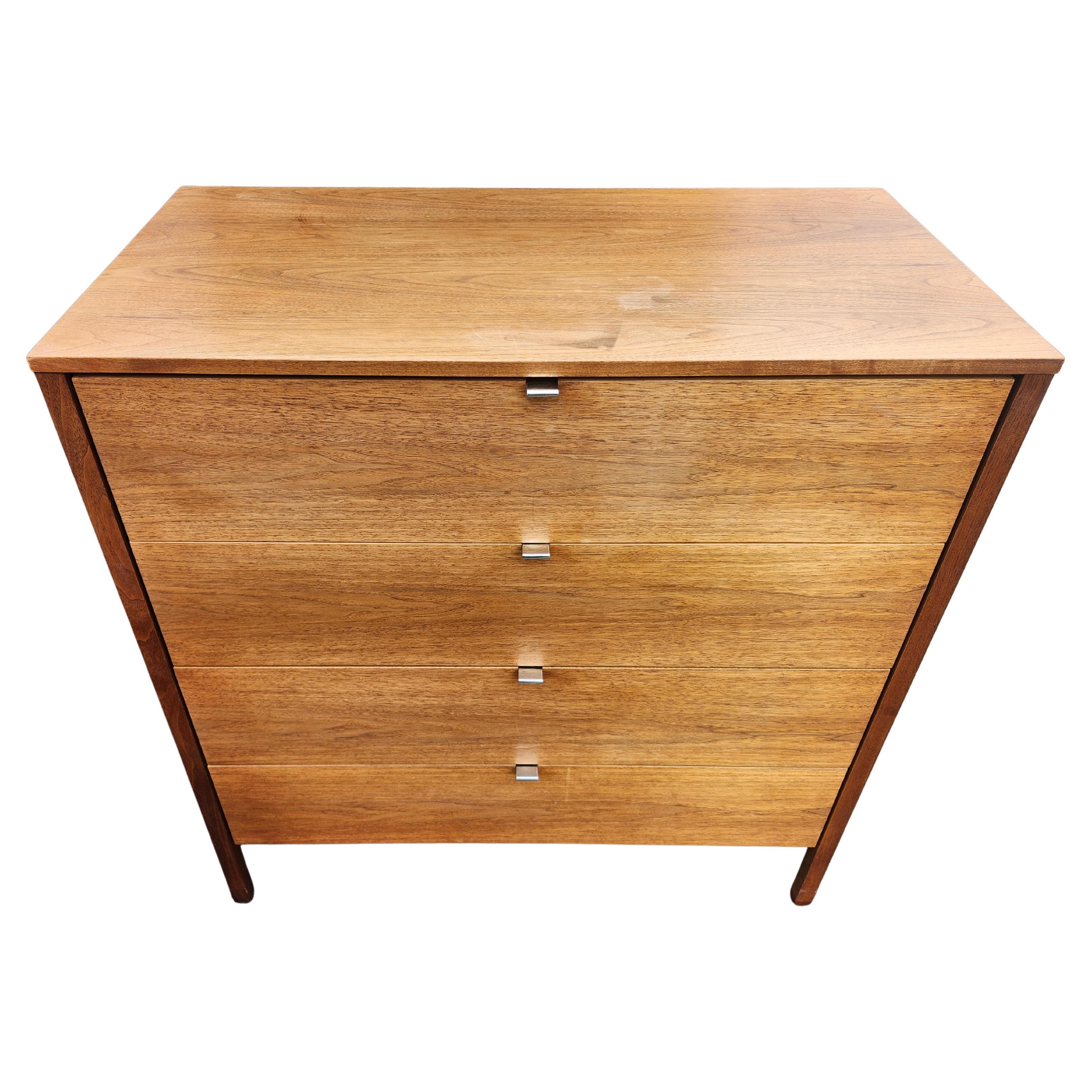 Mid Century Modern 4 Drawer Dresser by Florence Knoll C1970