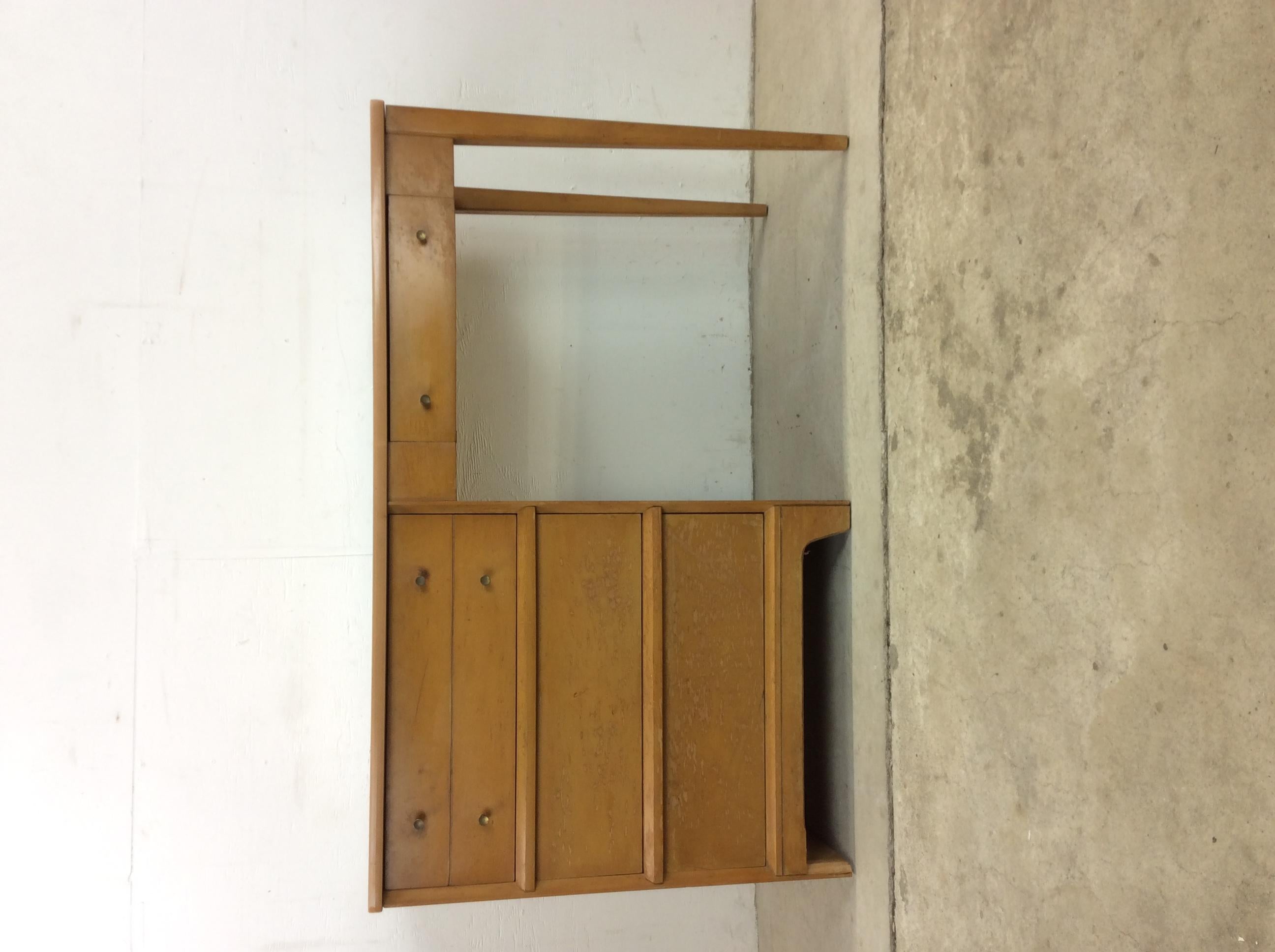 Américain Bureau à 4 tiroirs moderne du milieu du siècle dernier par Baumritter en vente