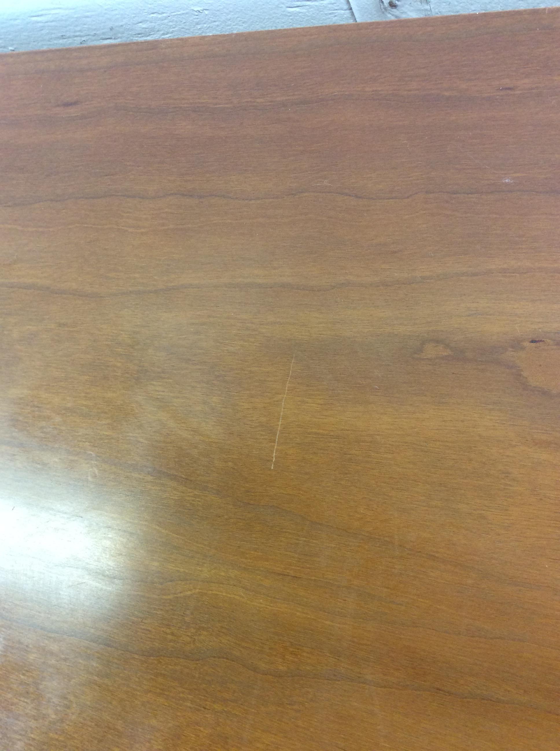 American Mid Century Modern 4 Drawer Writing Desk For Sale