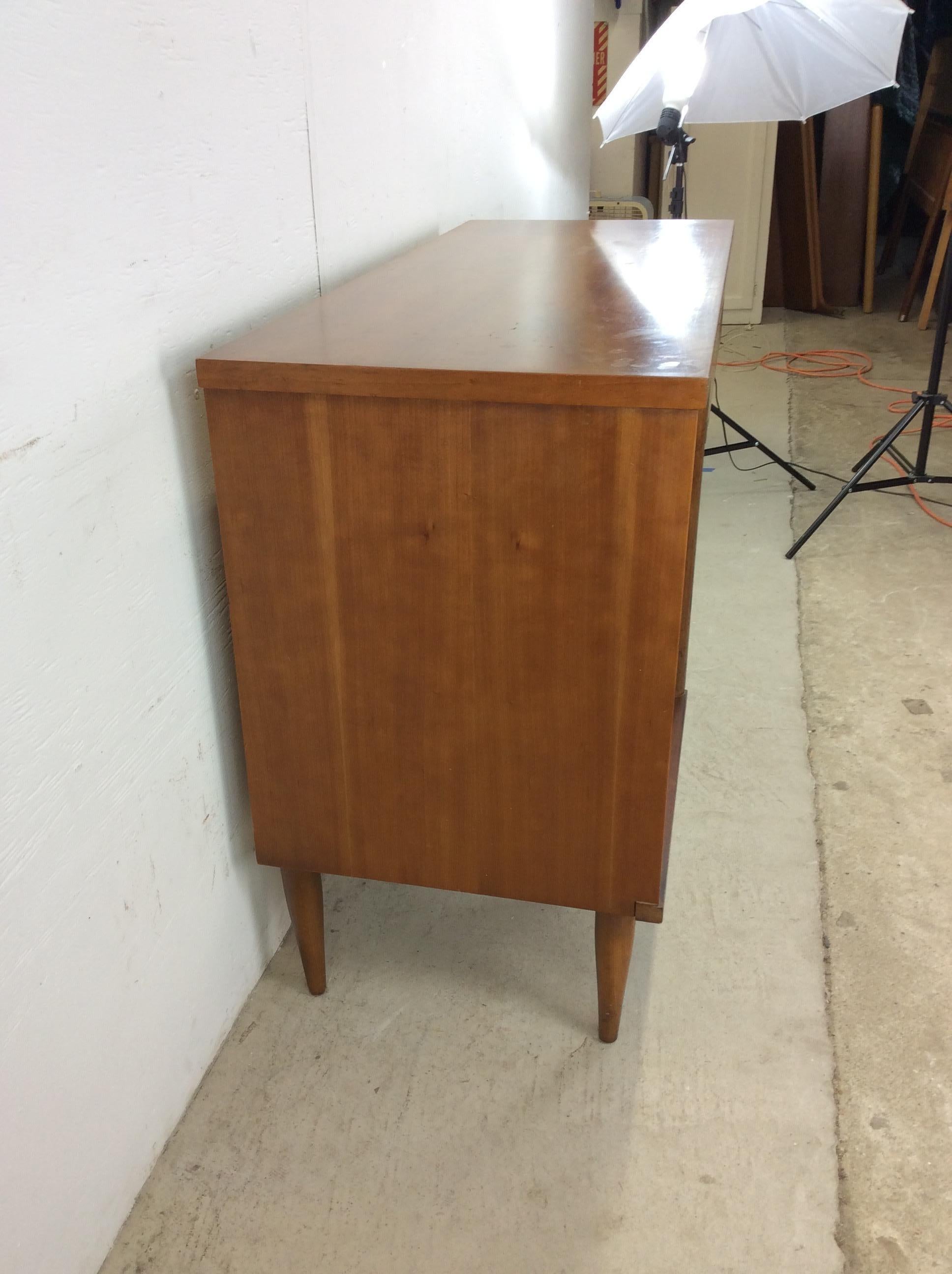 20th Century Mid Century Modern 4 Drawer Writing Desk For Sale
