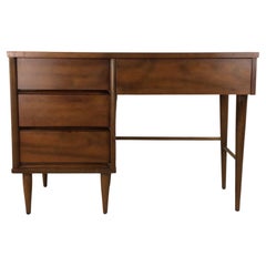 Vintage Mid Century Modern 4 Drawer Writing Desk