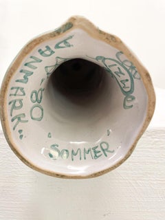 Mid-Century Modern " 4 Seasons" Ceramic Sculptures by Bjørn Wiinblad, Denmark