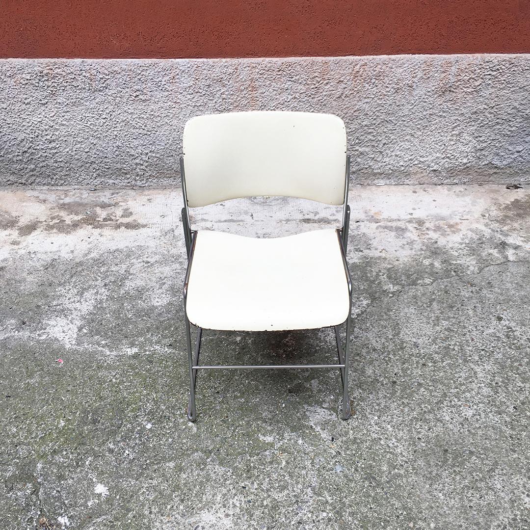 Mid-Century Modern 40\4 Weiße Stühle von David Rowland für GF Furniture, 1963 im Angebot 5