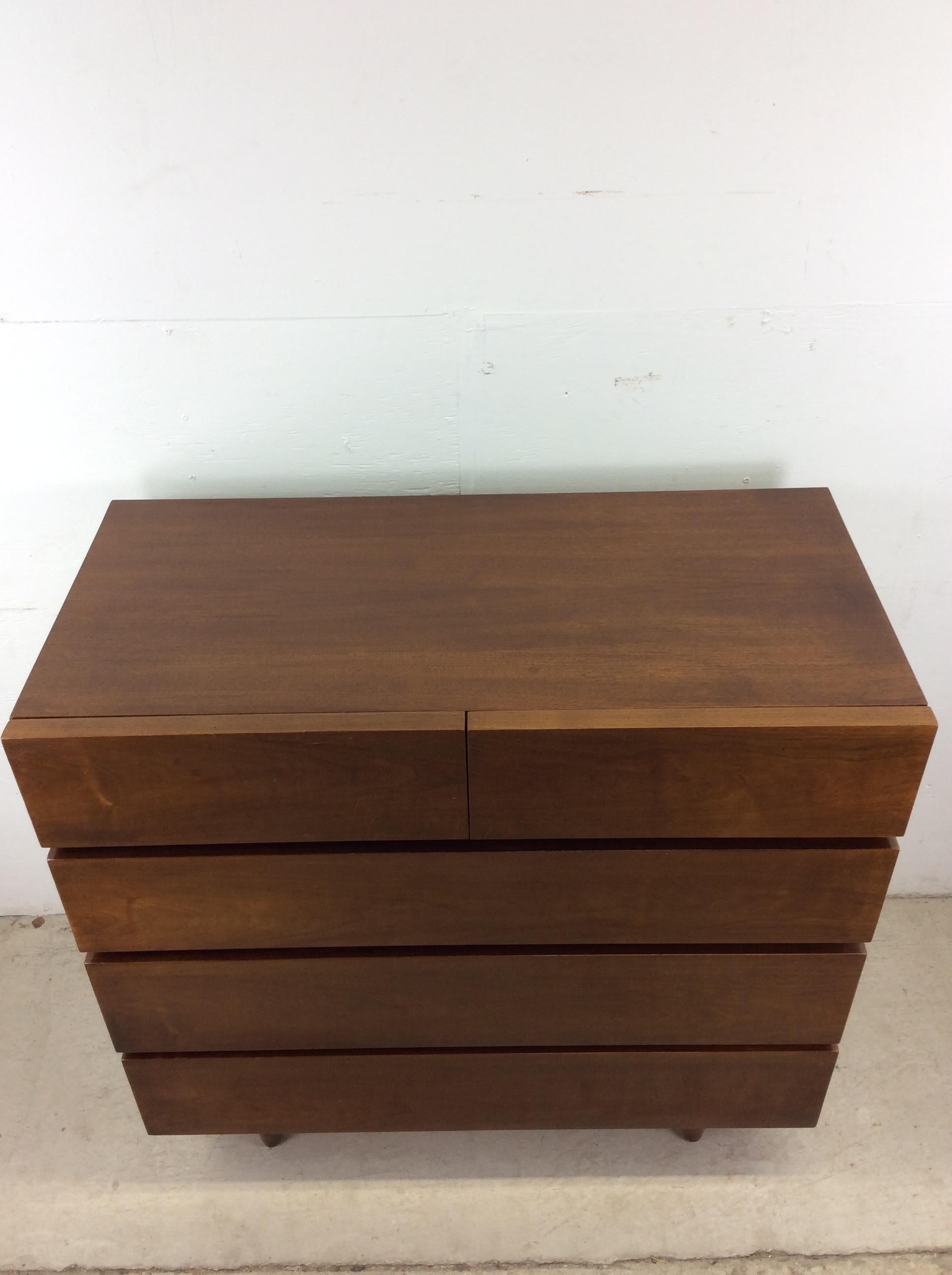 Mid-Century Modern Mid Century Modern 5 Drawer Highboy Dresser by American of Martinsville