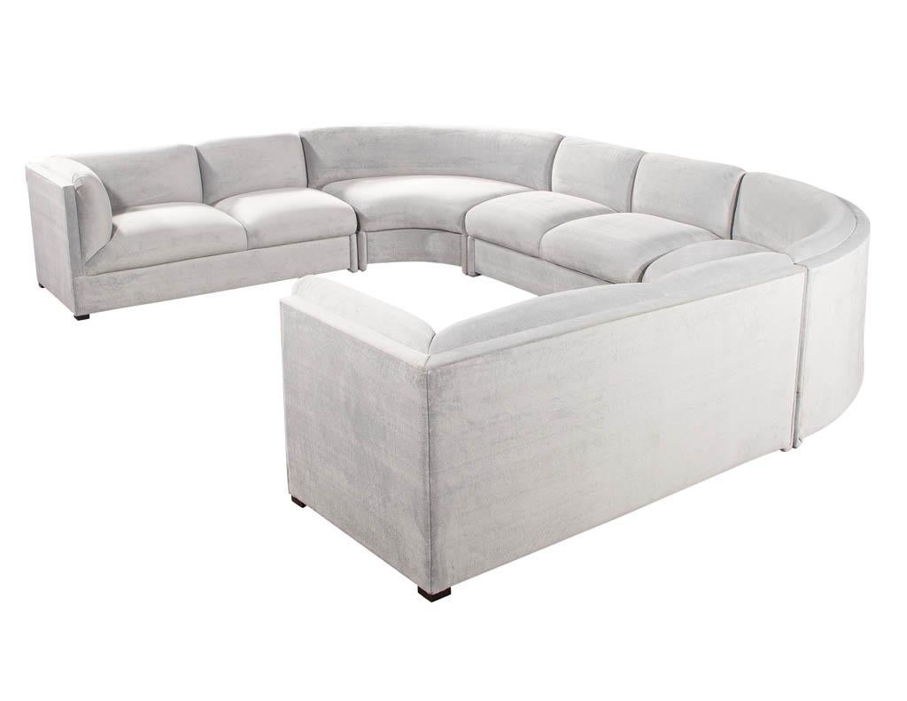 Mid-Century Modern 5 Piece Sectional Sofa by Weiman 6