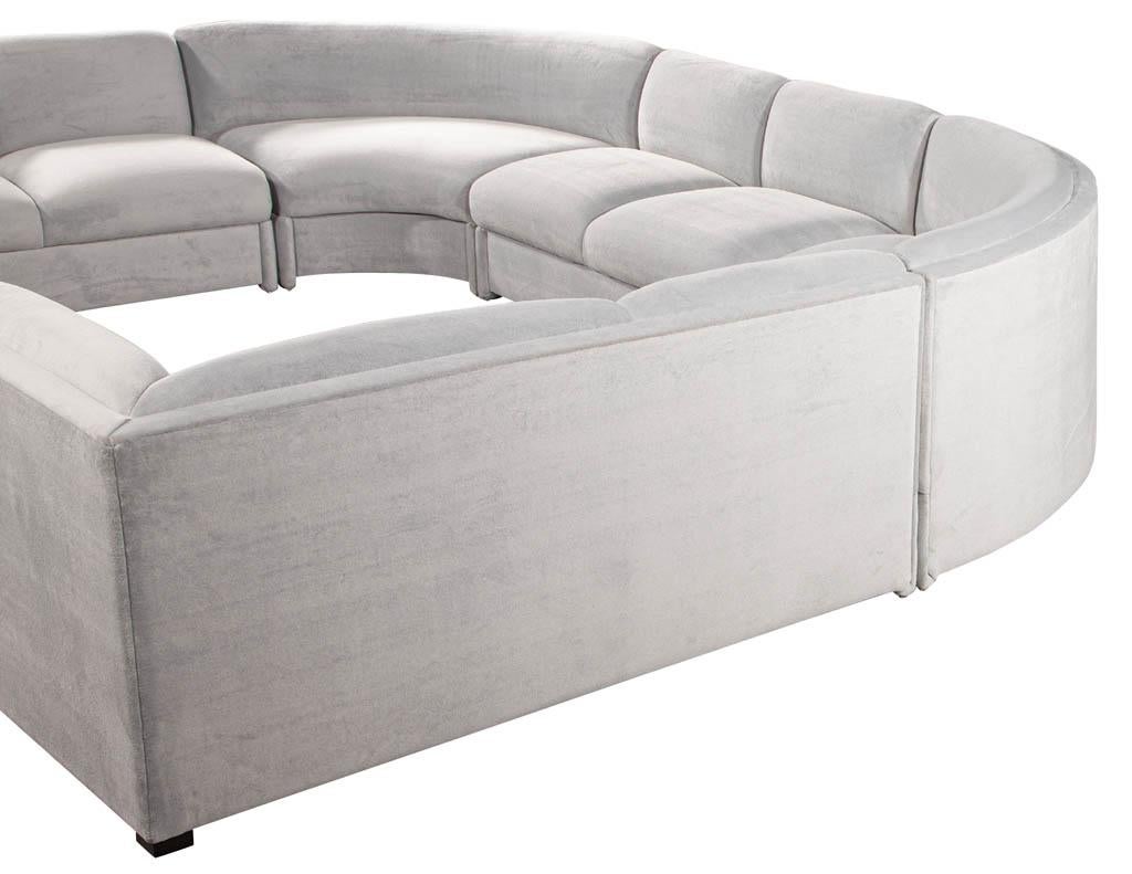Mid-Century Modern 5 Piece Sectional Sofa by Weiman 7