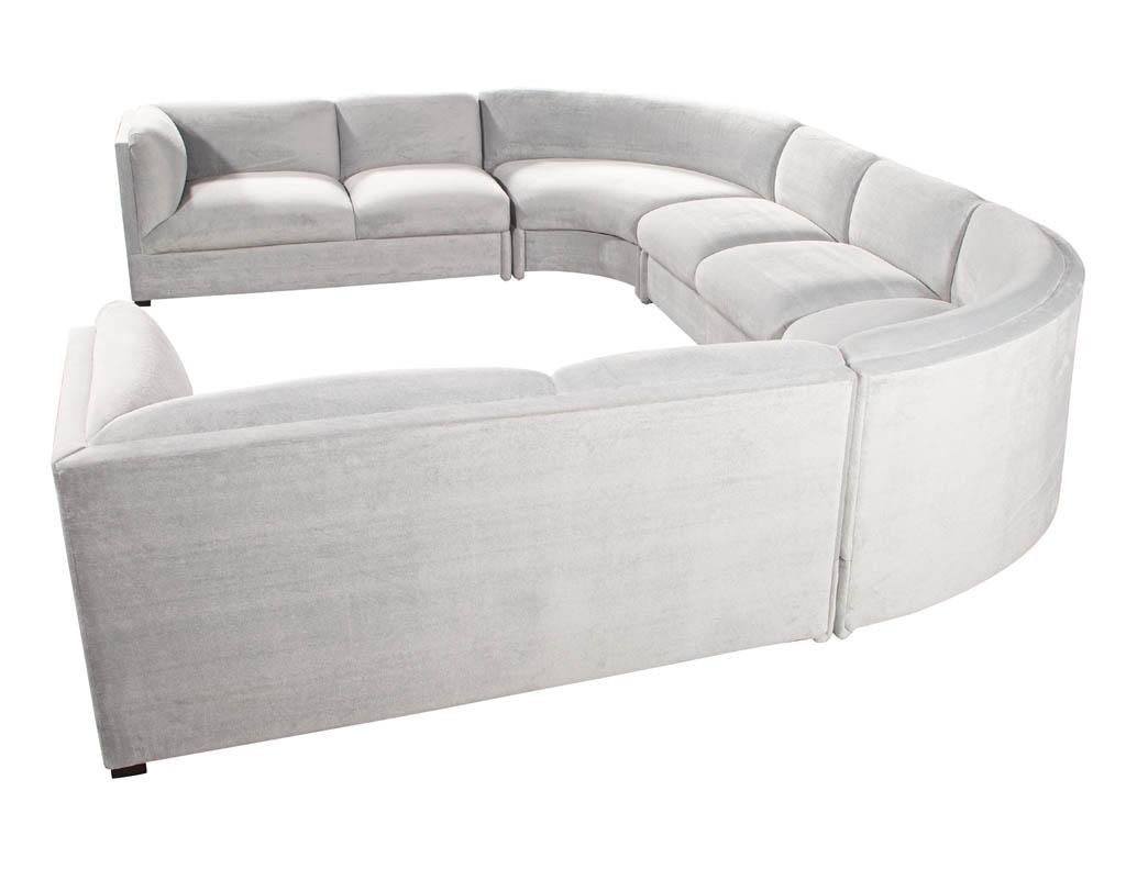 Mid-Century Modern 5 Piece Sectional Sofa by Weiman 8