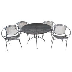 Vintage Mid-Century Modern 5pc "Radar" Outdoor Set by John Salterini