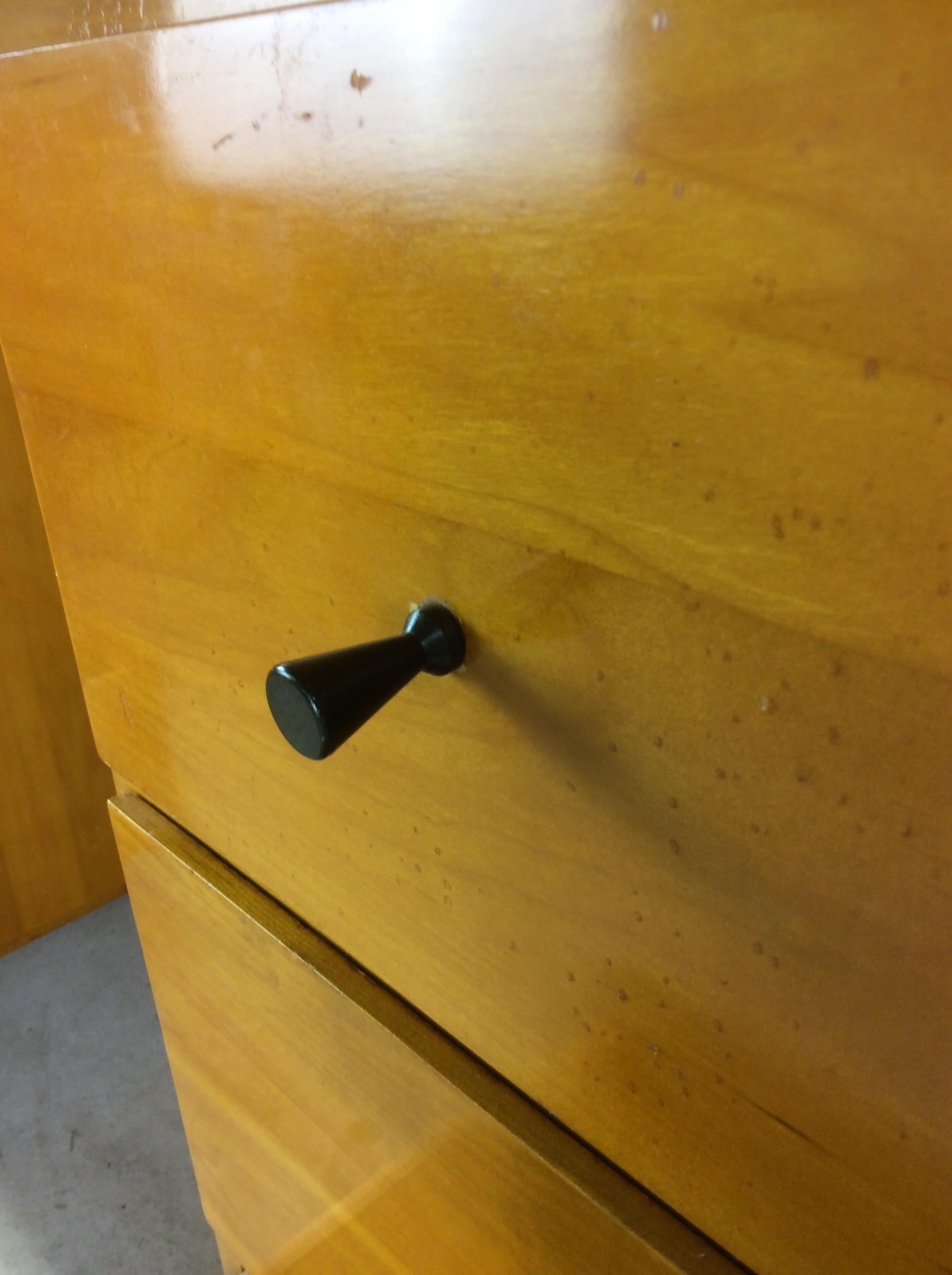 Scrivania a 6 cassetti in stile mid century moderno di Paul McCobb in vendita 4