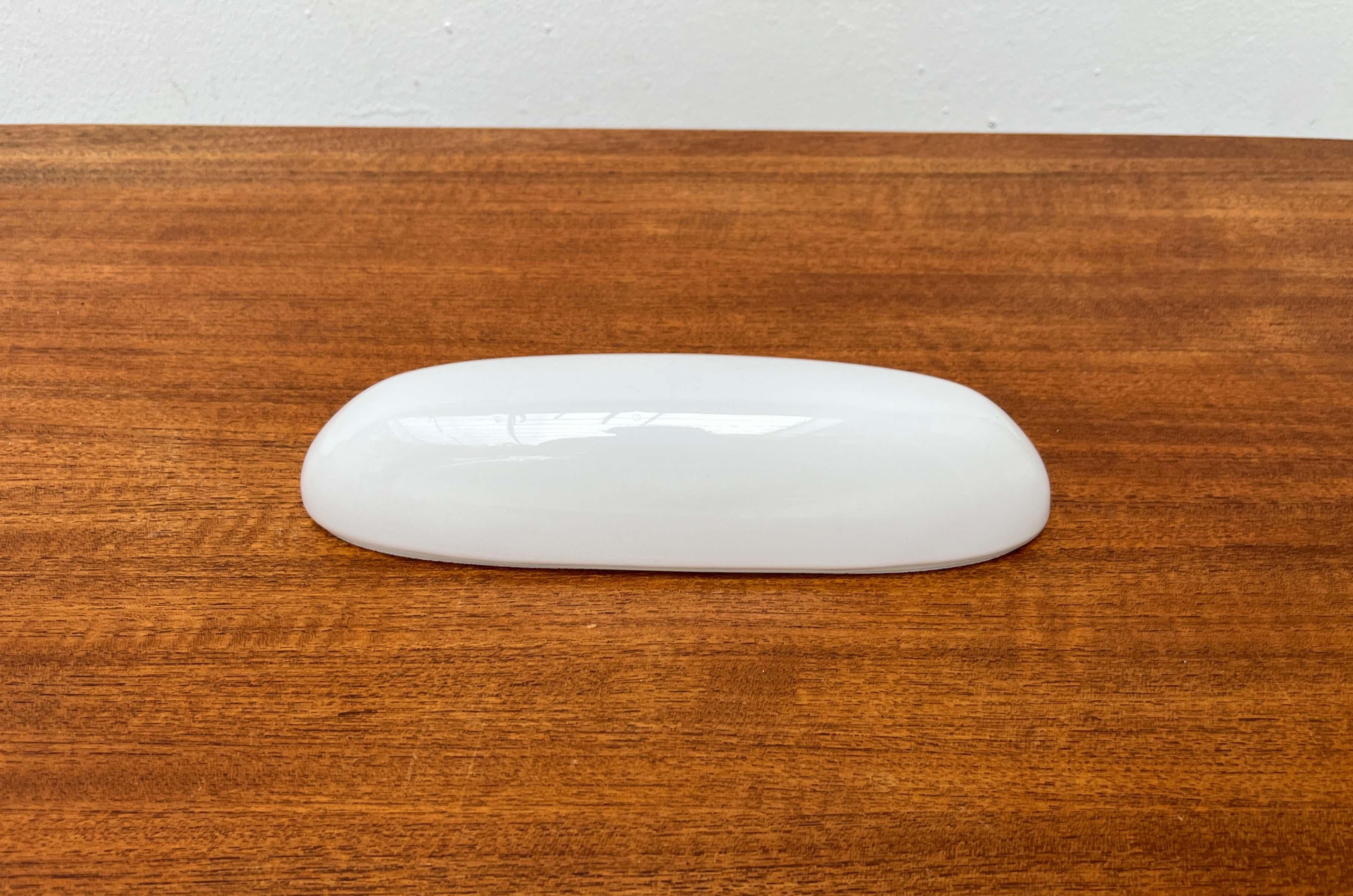 Mid-Century moderno Lampada da parete a specchio 6111 di metà secolo moderno con vetro di ricambio Wilhelm Wagenfeld Lindner in vendita