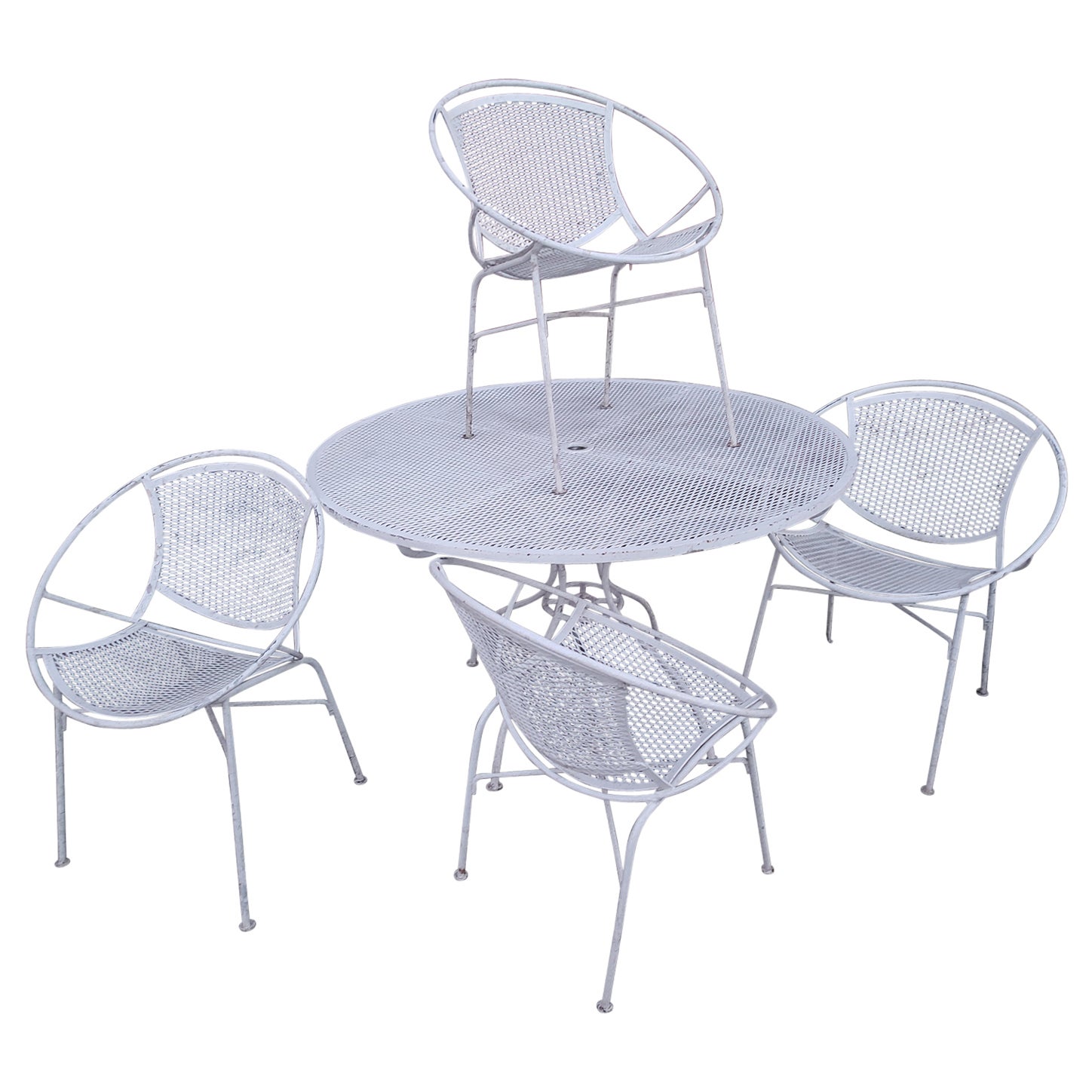 Mid-Century Modern 6pc. Set Salterini Radar by Maurizio Tempestini C1955 For Sale 3