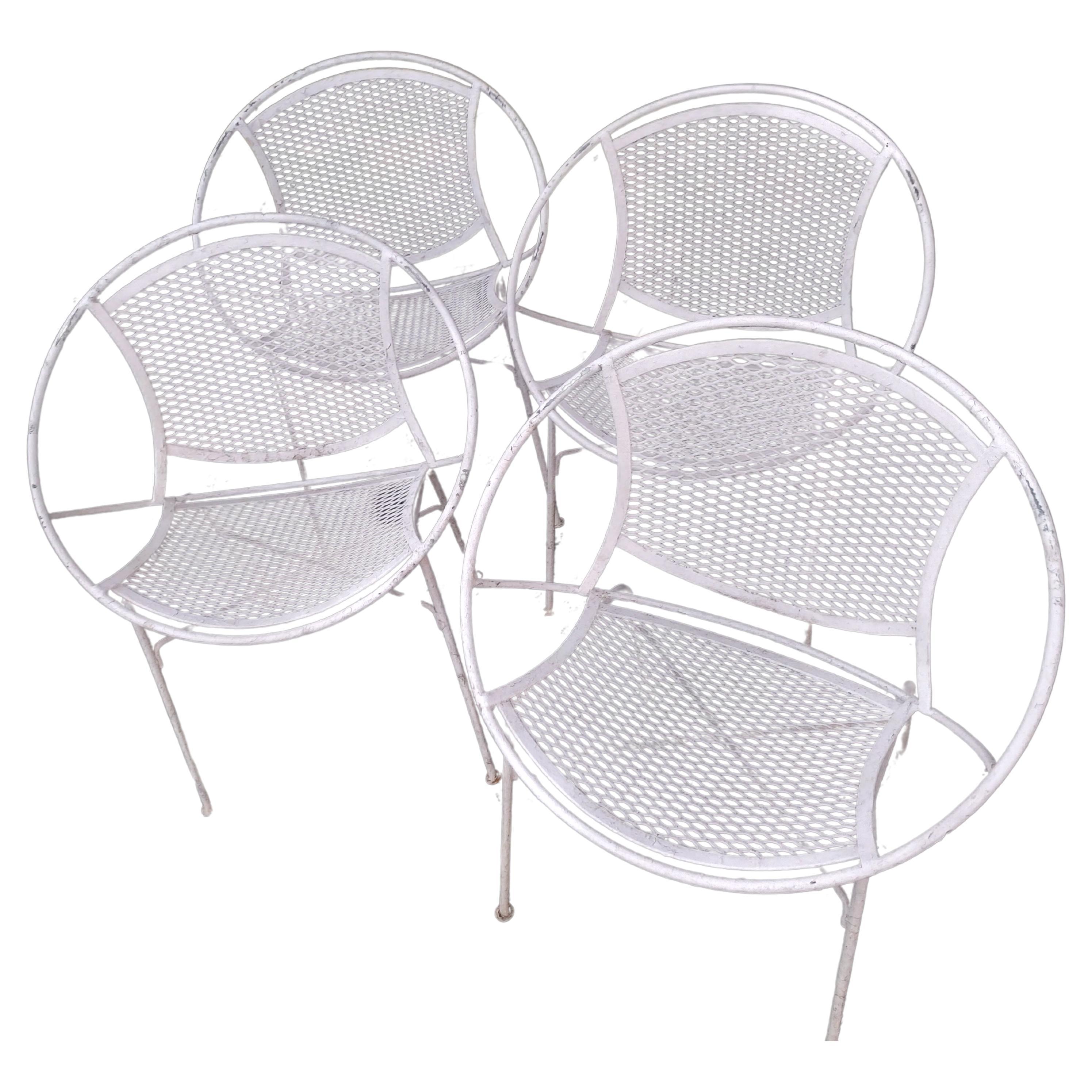 Hand-Crafted Mid-Century Modern 6pc. Set Salterini Radar by Maurizio Tempestini C1955 For Sale