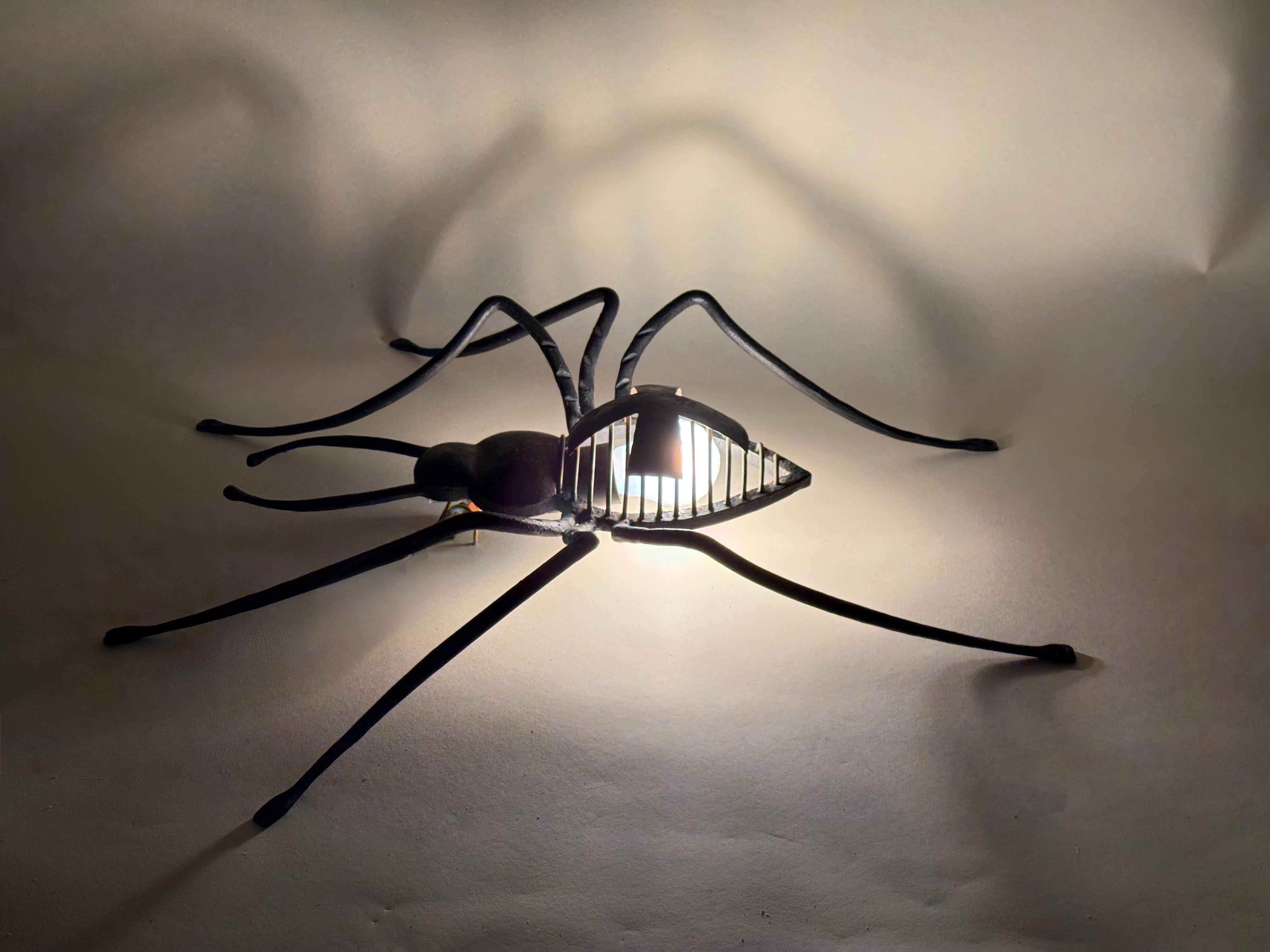 Lampada a sospensione in cristallo a 7 luci di Kinkeldey Germania, stile metà secolo moderno in vendita 10