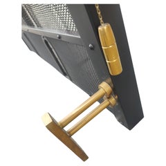 Juego de 7 piezas Mid Century Modern de Donald Deskey Herramientas y morillos para chimeneas