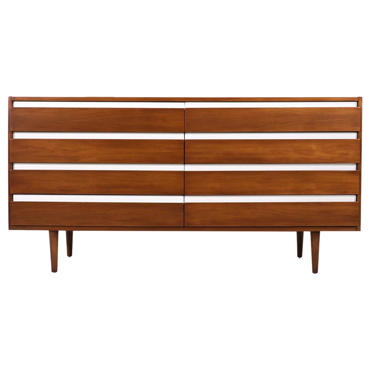 MidCentury Modern 8Drawer Dresser by American of Martinsville at 1stDibs