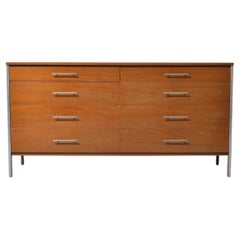 Mid Century Modern 8 drawer dresser linear Calvin by Paul Mccobb