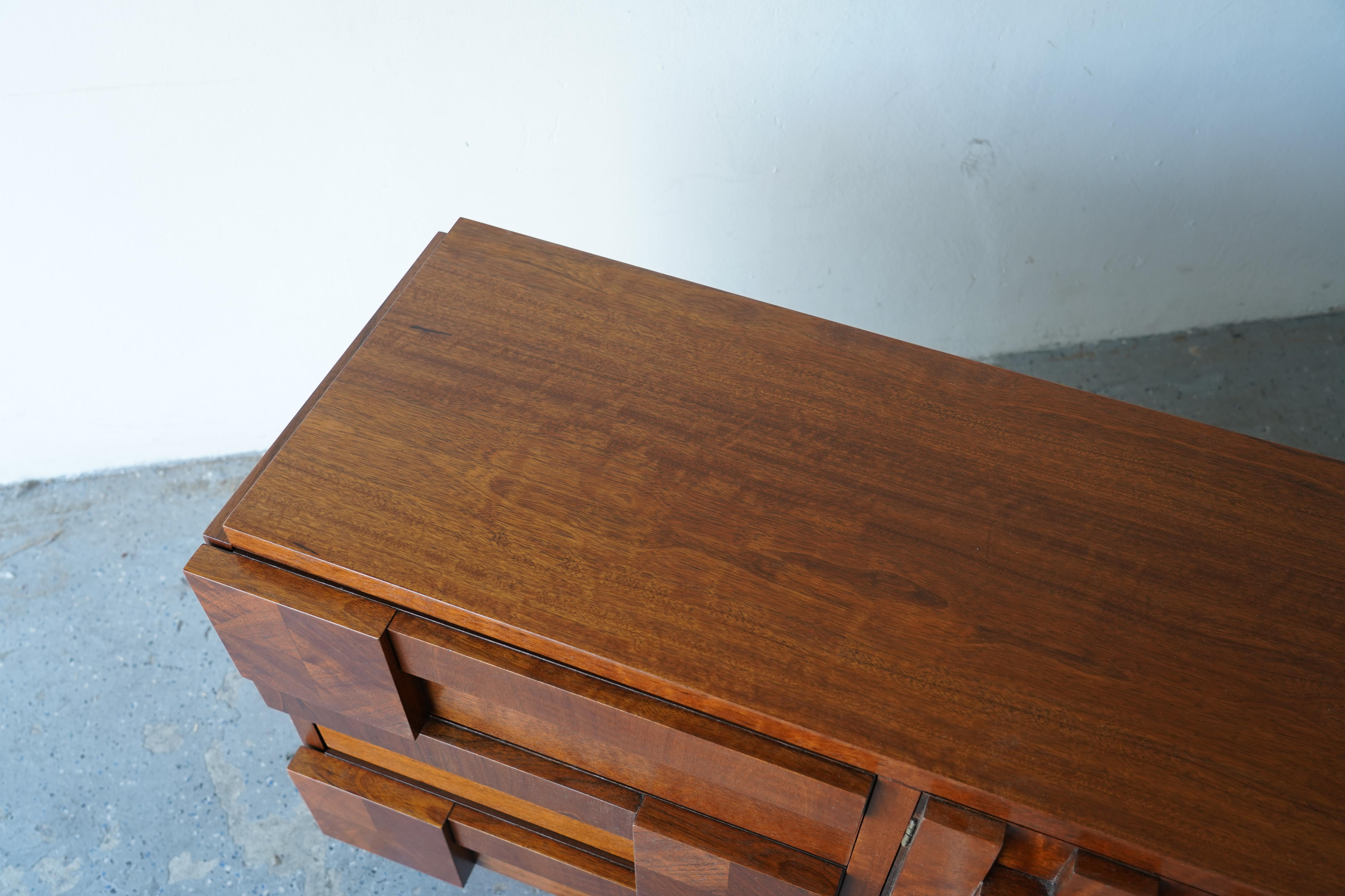 Mid Century Modern 9 Drawer Dresser/Credenza/Media Center Staccato Lane. 3