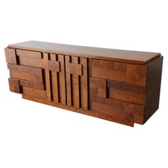 Mid Century Modern 9 Drawer Dresser/Credenza/Media Center Staccato Lane.