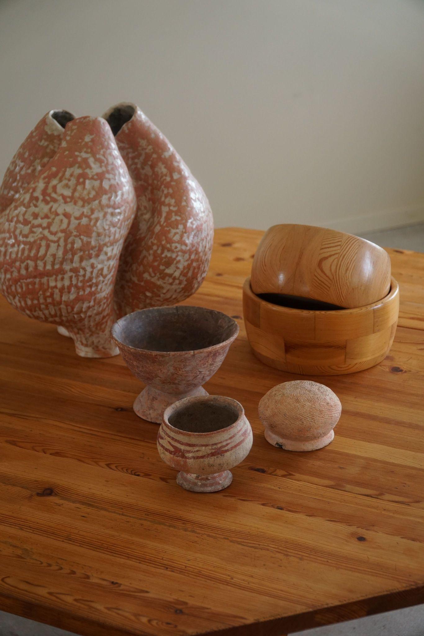 Mid Century Modern, A Asymmetric Swedish Folding / Flip Table in Pine, 1950s 8