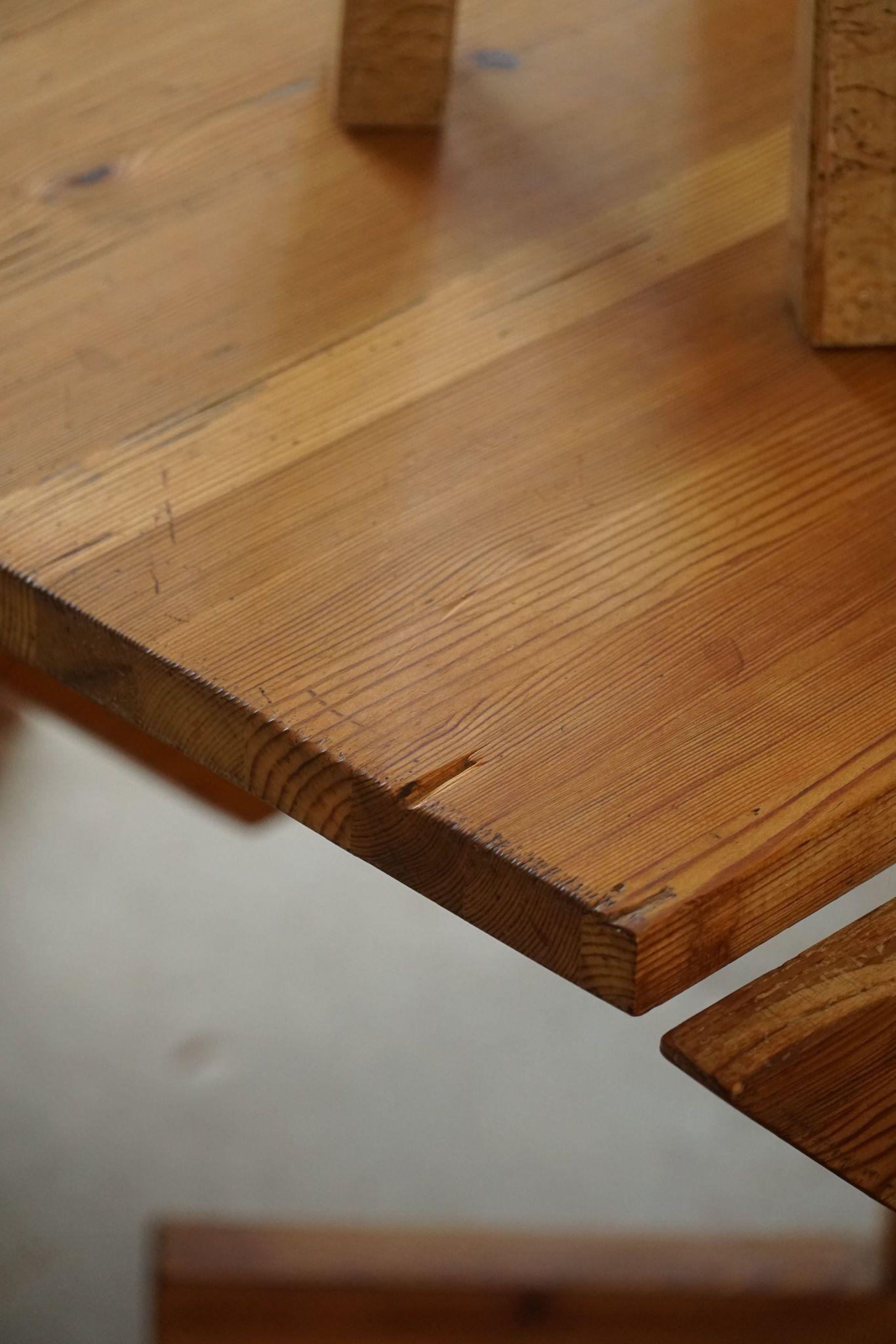 Mid Century Modern, A Asymmetric Swedish Folding / Flip Table in Pine, 1950s 9