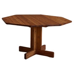 Mid Century Modern, A Asymmetric Swedish Folding / Flip Table in Pine, 1950s