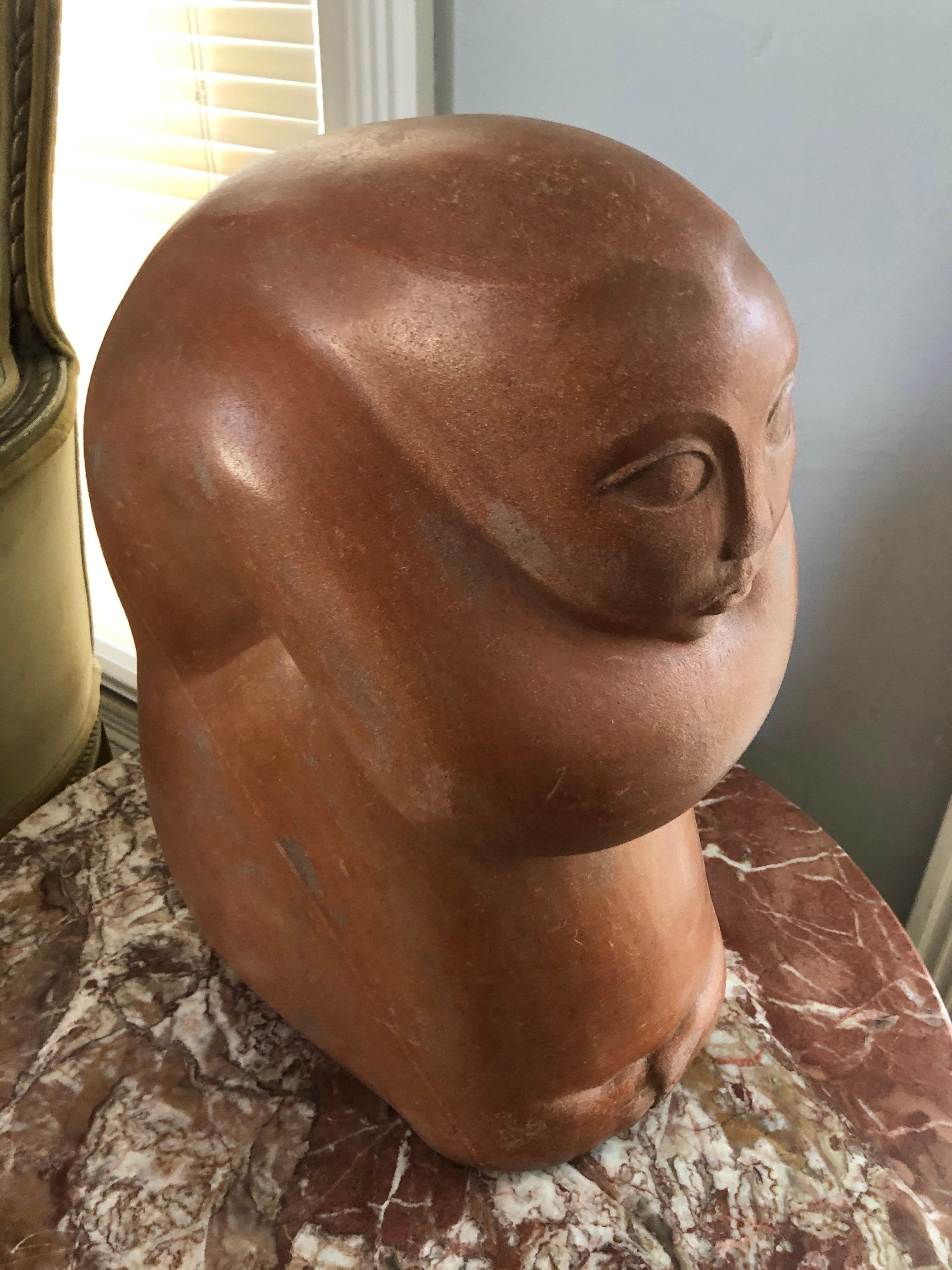 Mid-Century Modern Abstract Statue of a Woman 3
