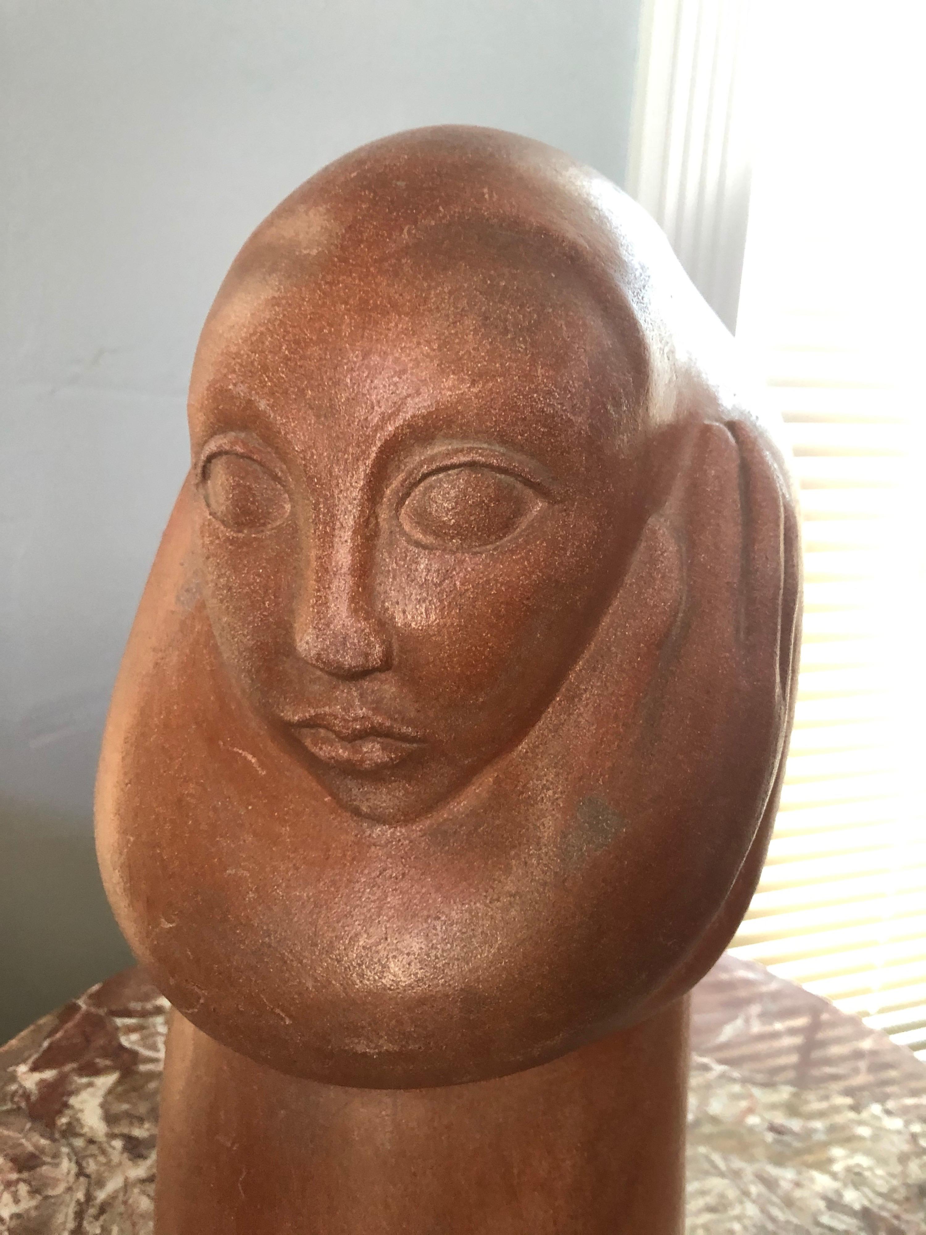 Mid-Century Modern Abstract Statue of a Woman For Sale 5