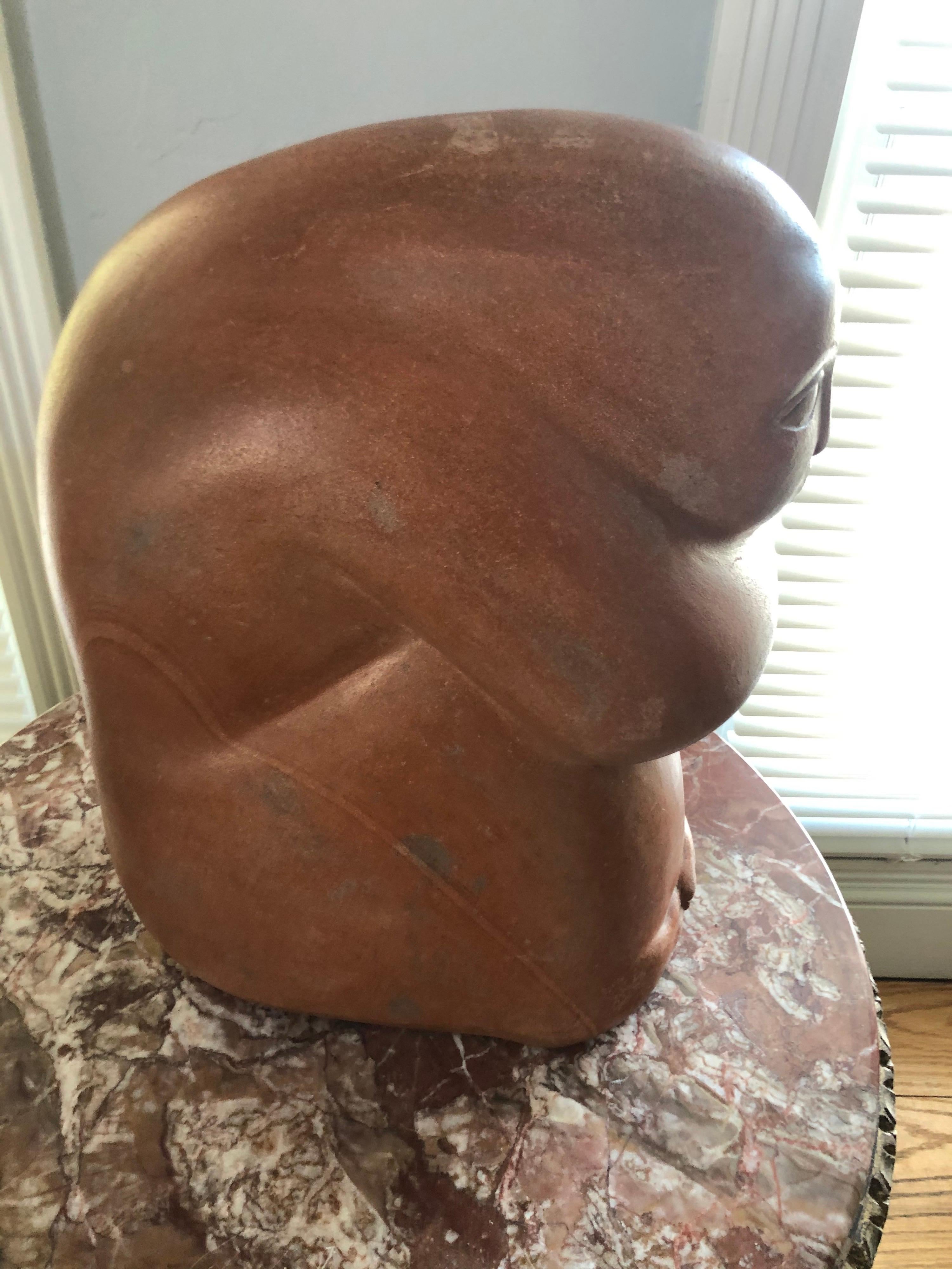 Mid-Century Modern Abstract Statue of a Woman 10