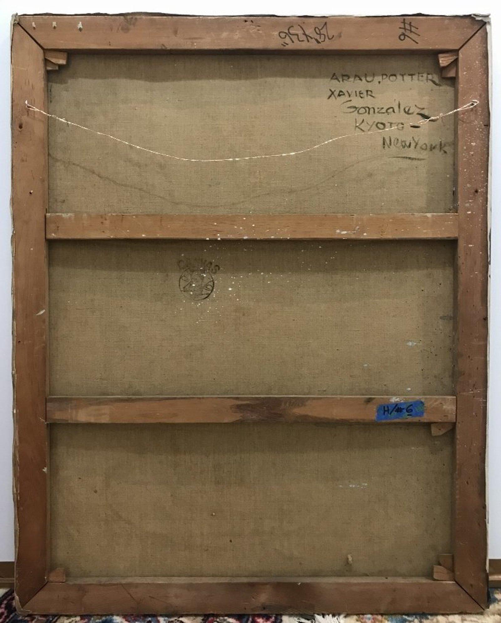 Mid-Century Modern Peinture abstraite moderne du milieu du siècle dernier « Arau Potter » de Xavier Gonzalez, 1969 en vente