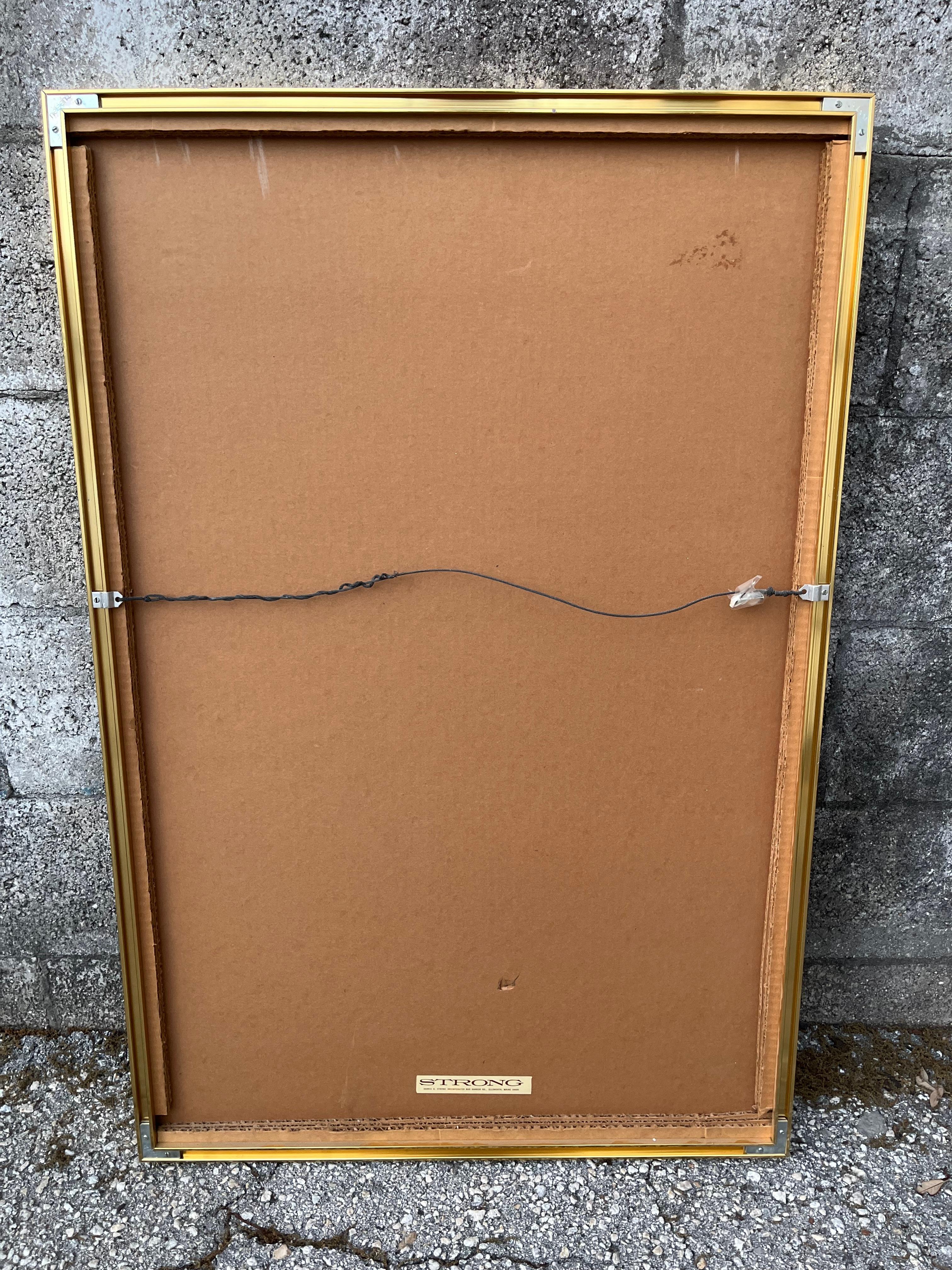 Mid Century Modern Abstract Art Media by American Artist Harris Strong. C 1970s For Sale 8