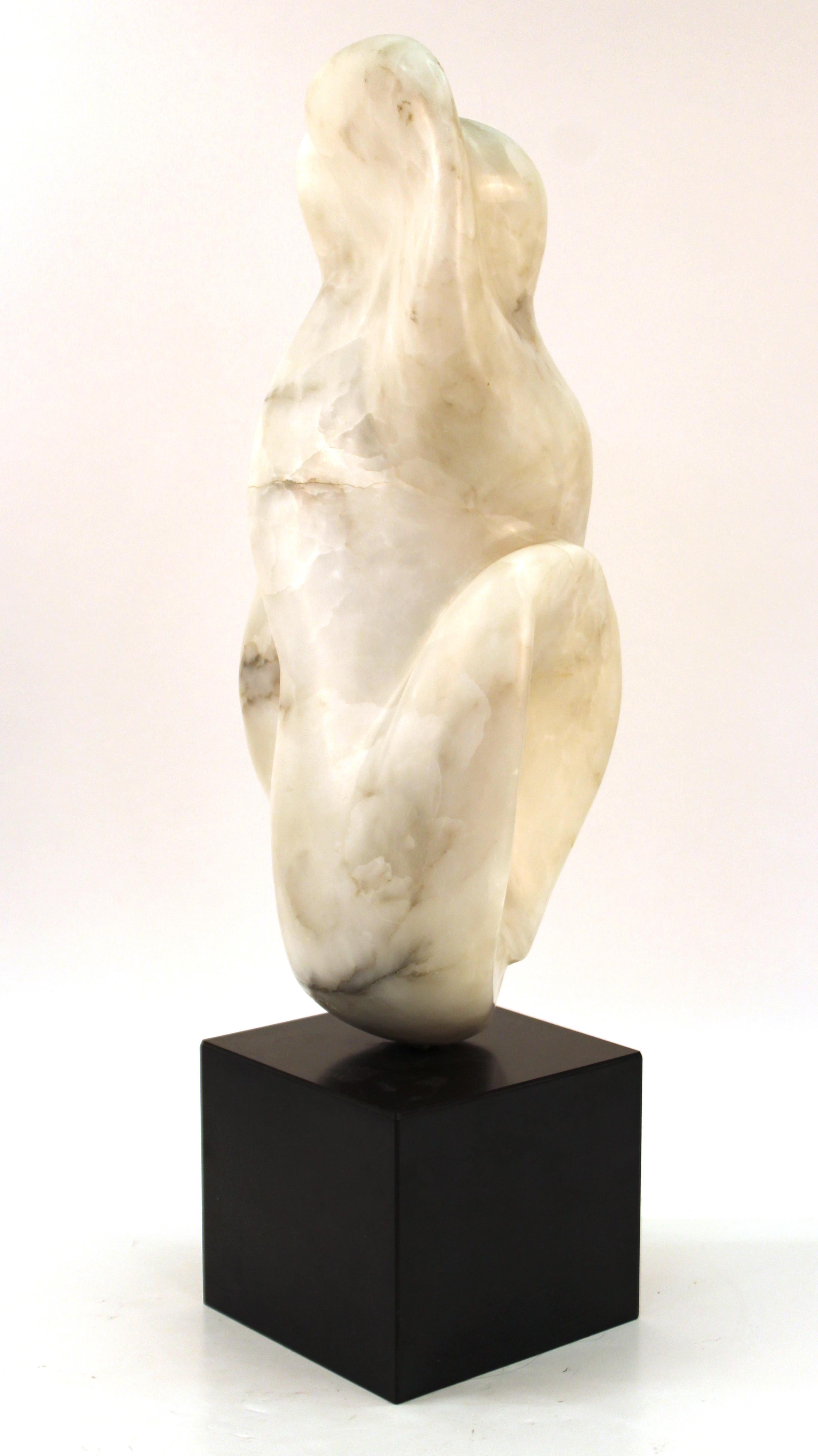 Mid-Century Modern Abstract Biomorphic Marble Sculpture 2