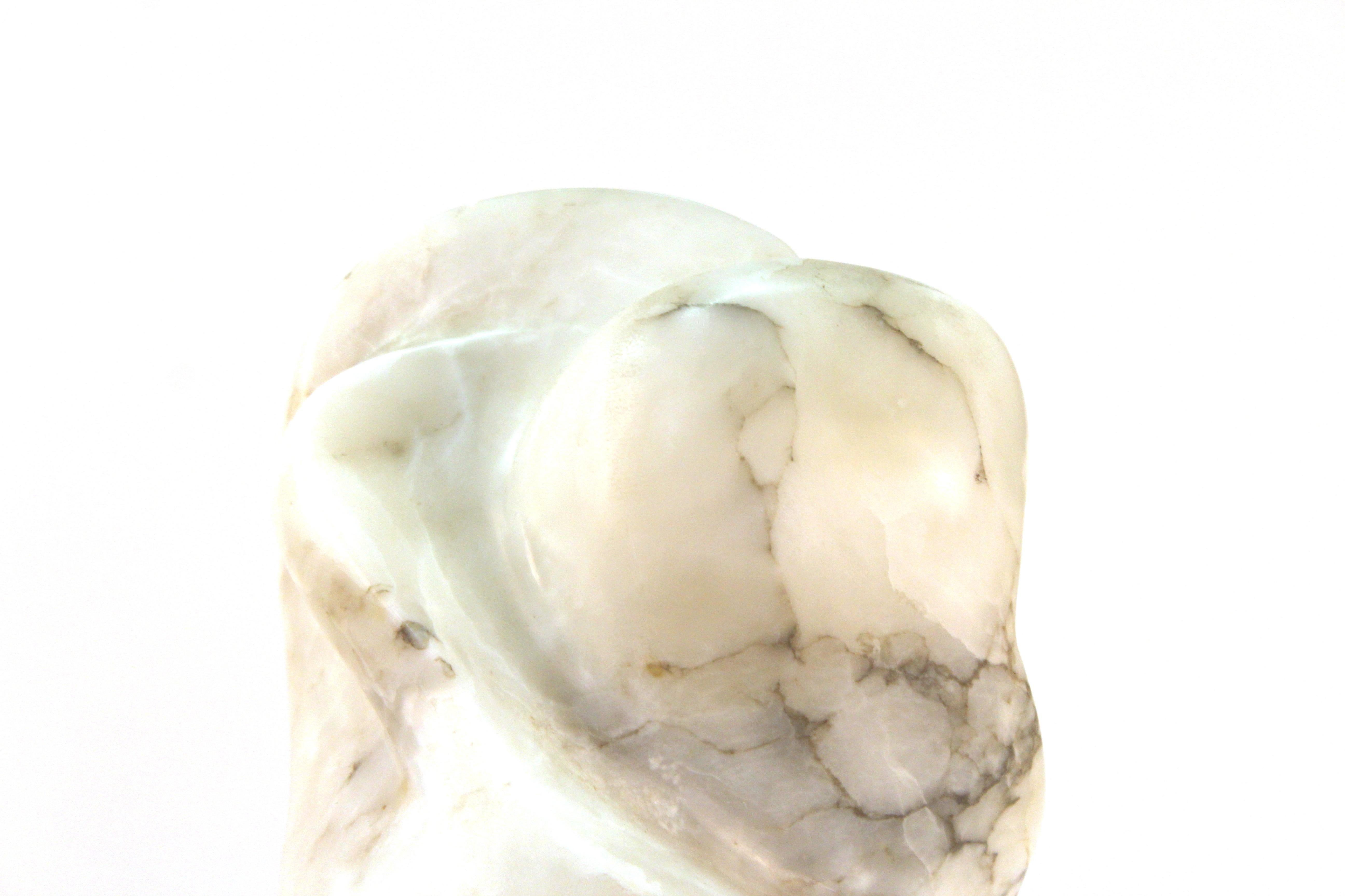 Mid-Century Modern Abstract Biomorphic Marble Sculpture 3
