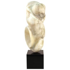 Mid-Century Modern Abstract Biomorphic Marble Sculpture