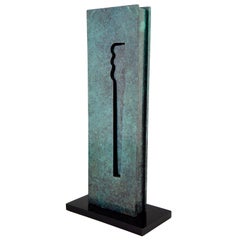 Mid-Century Modern Abstract Bronze Sculpture 1970 Félix Villamor