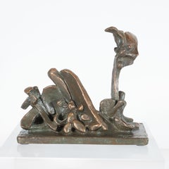 Mid-Century Modern Abstract Bronze Sculpture, "Garden of Eden" by Jim Moore