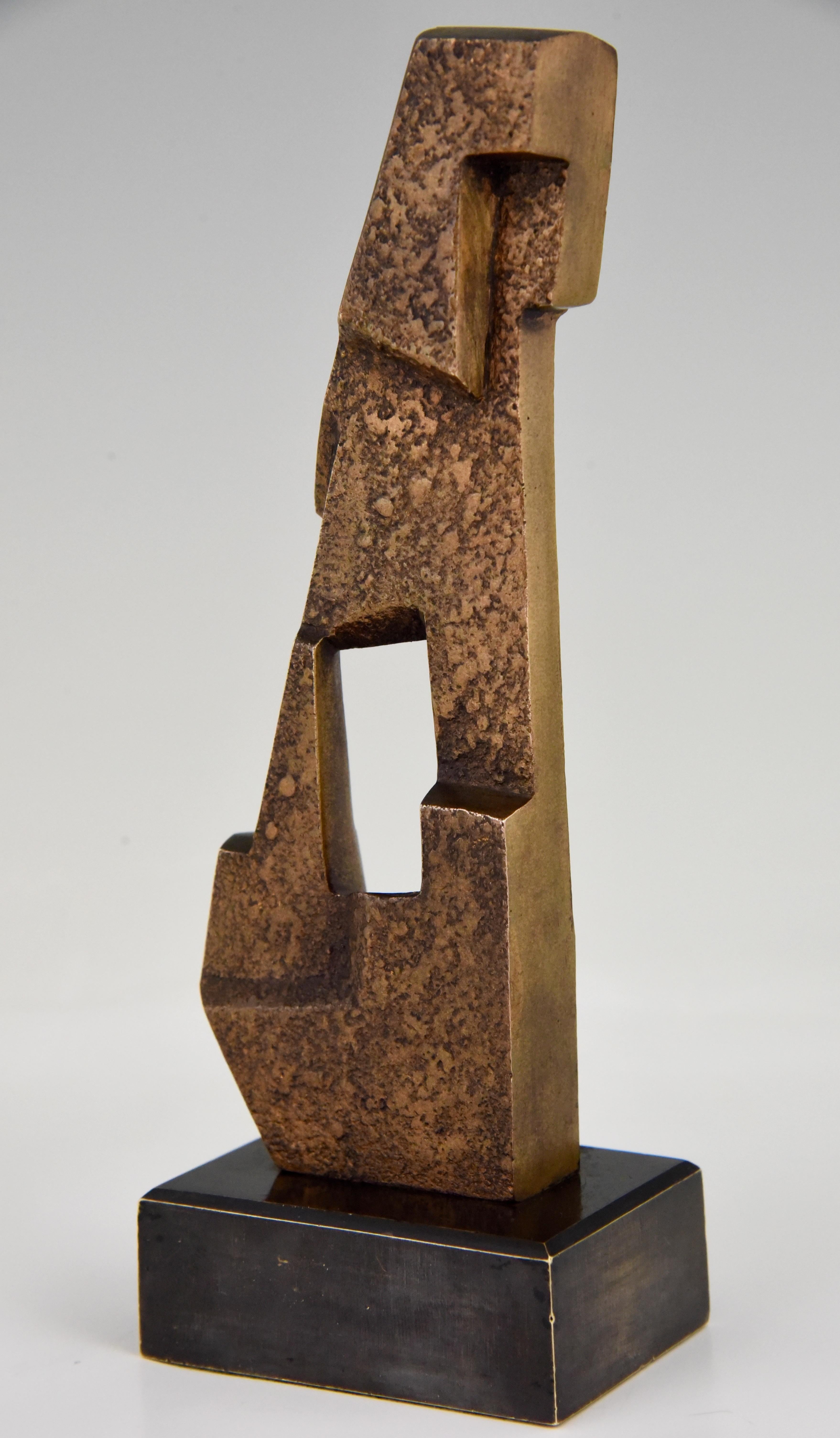 Abstrakte Bronzeskulptur aus der Jahrhundertmitte VSO:: 1970 (Moderne der Mitte des Jahrhunderts)
