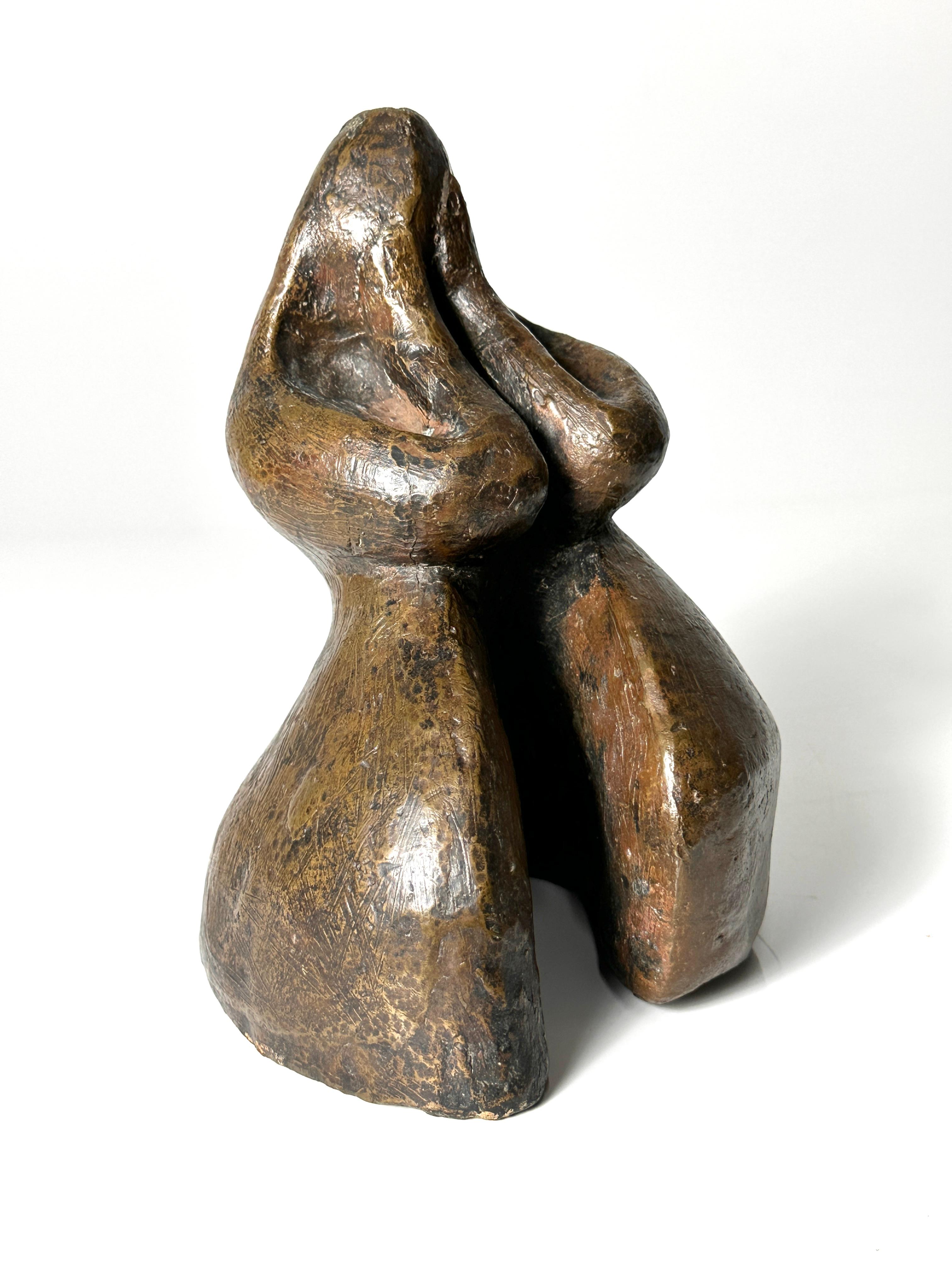 Sculpture expressionniste abstraite moderniste du milieu du siècle dernier Richard Kozlow Att Bon état - En vente à Troy, MI