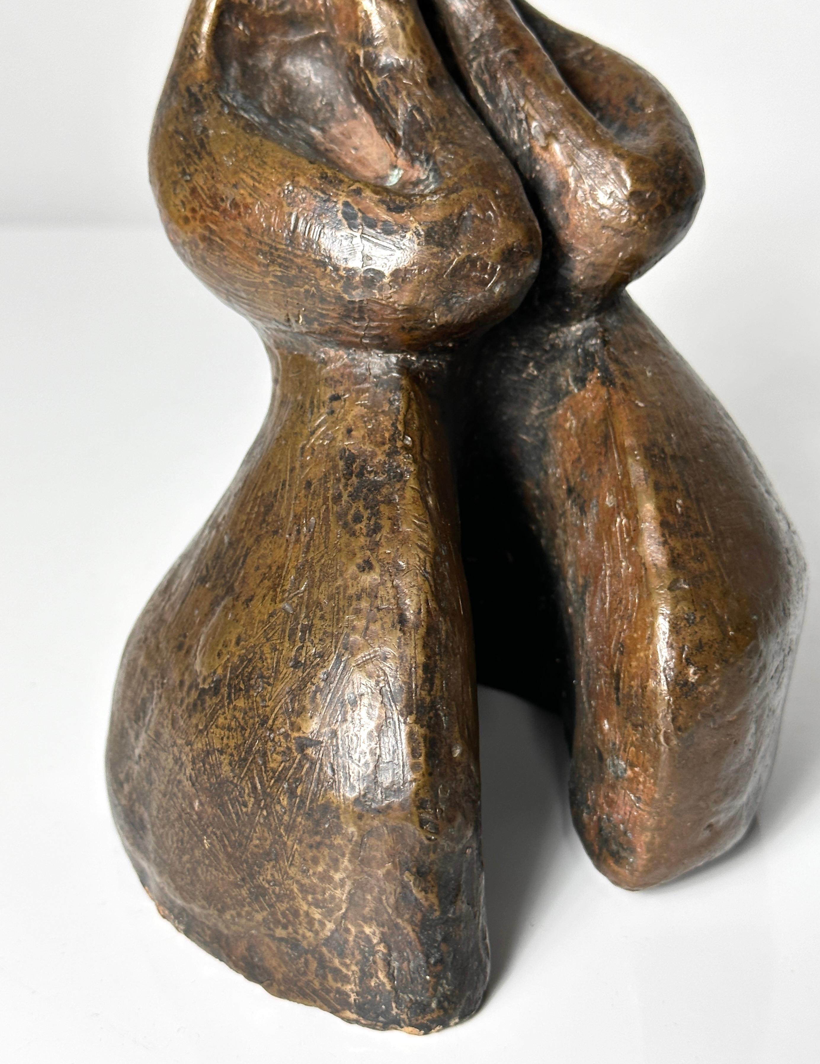 Sculpture expressionniste abstraite moderniste du milieu du siècle dernier Richard Kozlow Att en vente 1