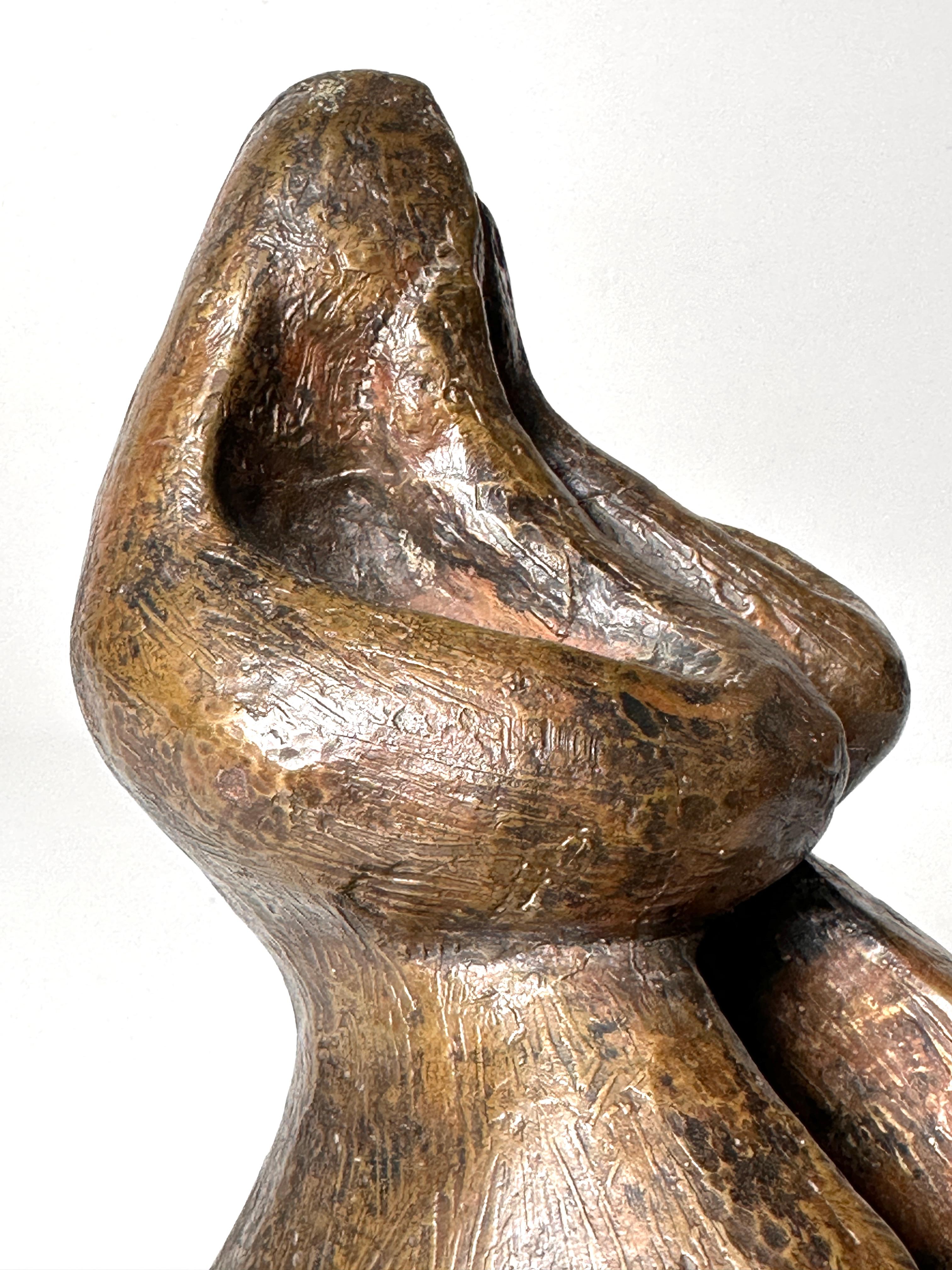 Sculpture expressionniste abstraite moderniste du milieu du siècle dernier Richard Kozlow Att en vente 2