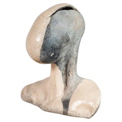 Busto scultoreo espressionista astratto della metà del secolo scorso di Bedford, USA