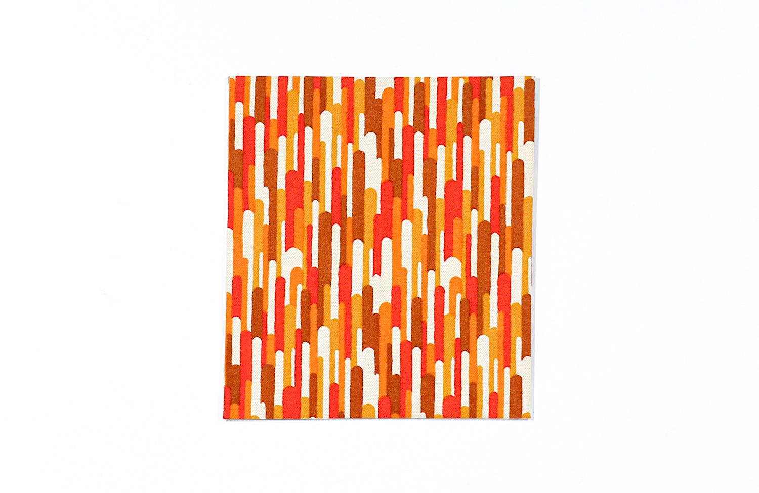 American Mid-Century Modern Abstract Graphic Textile Wall Art For Sale