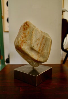 Mid Century Modern Abstract Marble Sculpture