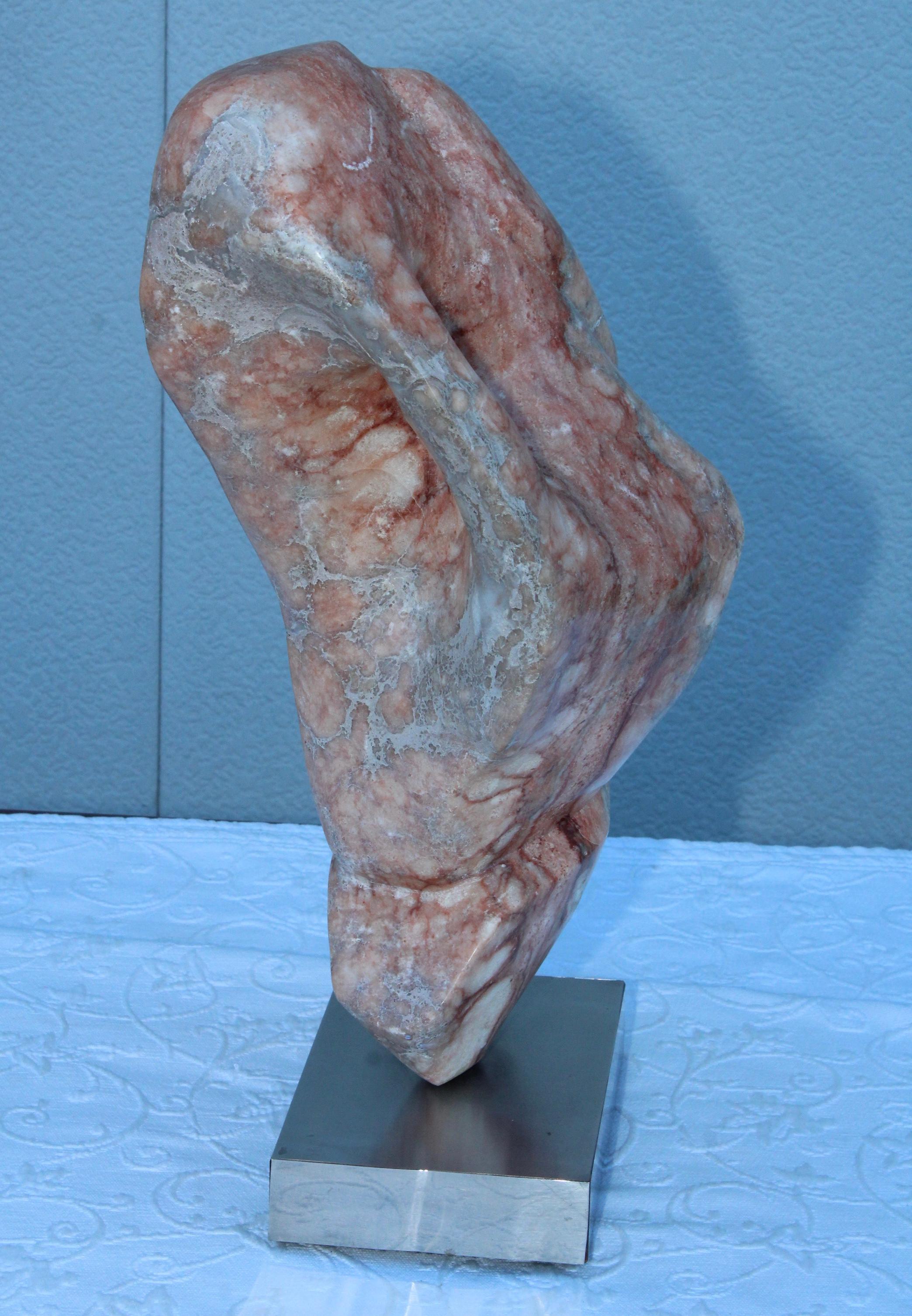American Mid-Century Modern Abstract Marble Sculpture