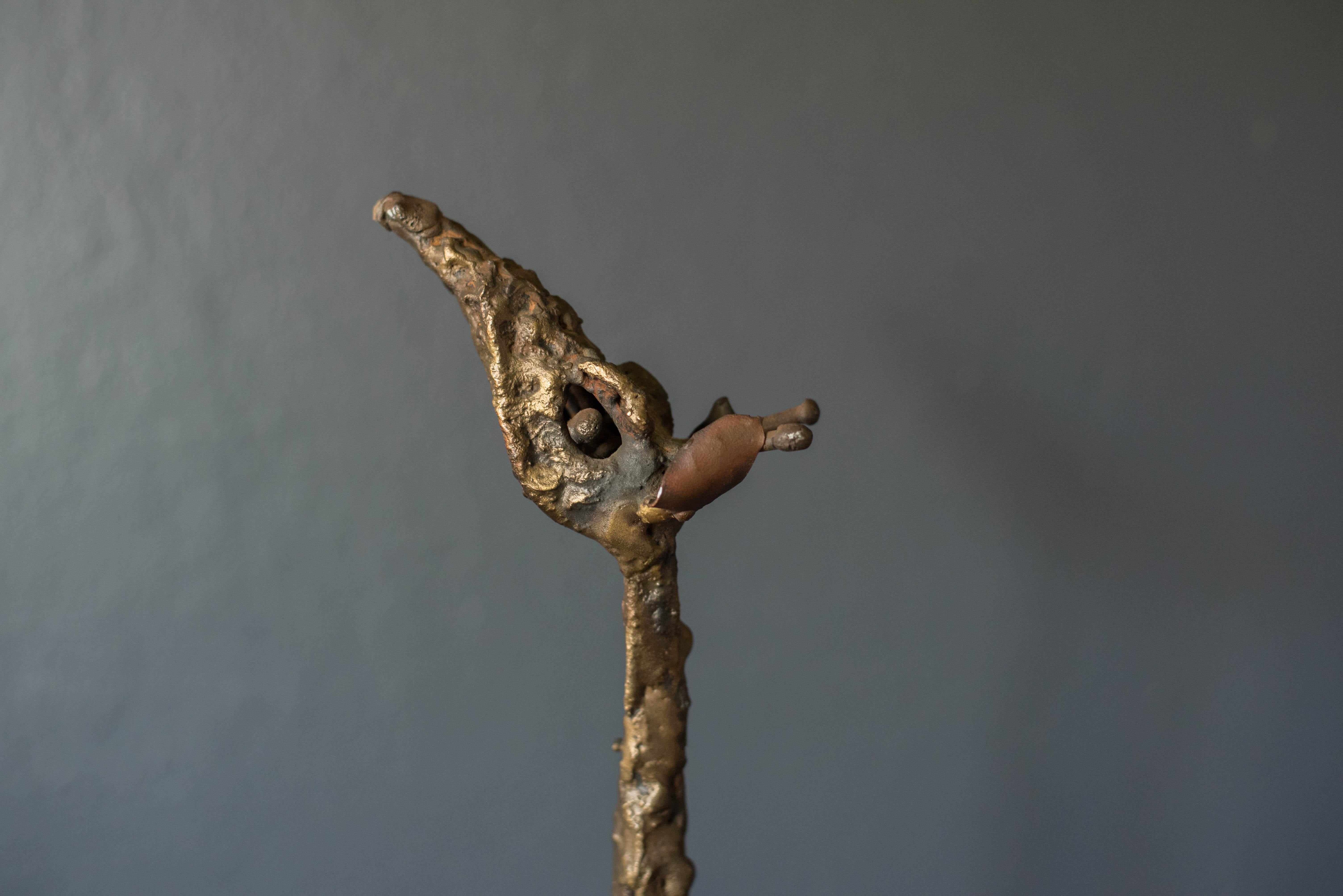 Mid-20th Century Mid Century Modern Abstract Metal Giraffe Sculpture For Sale