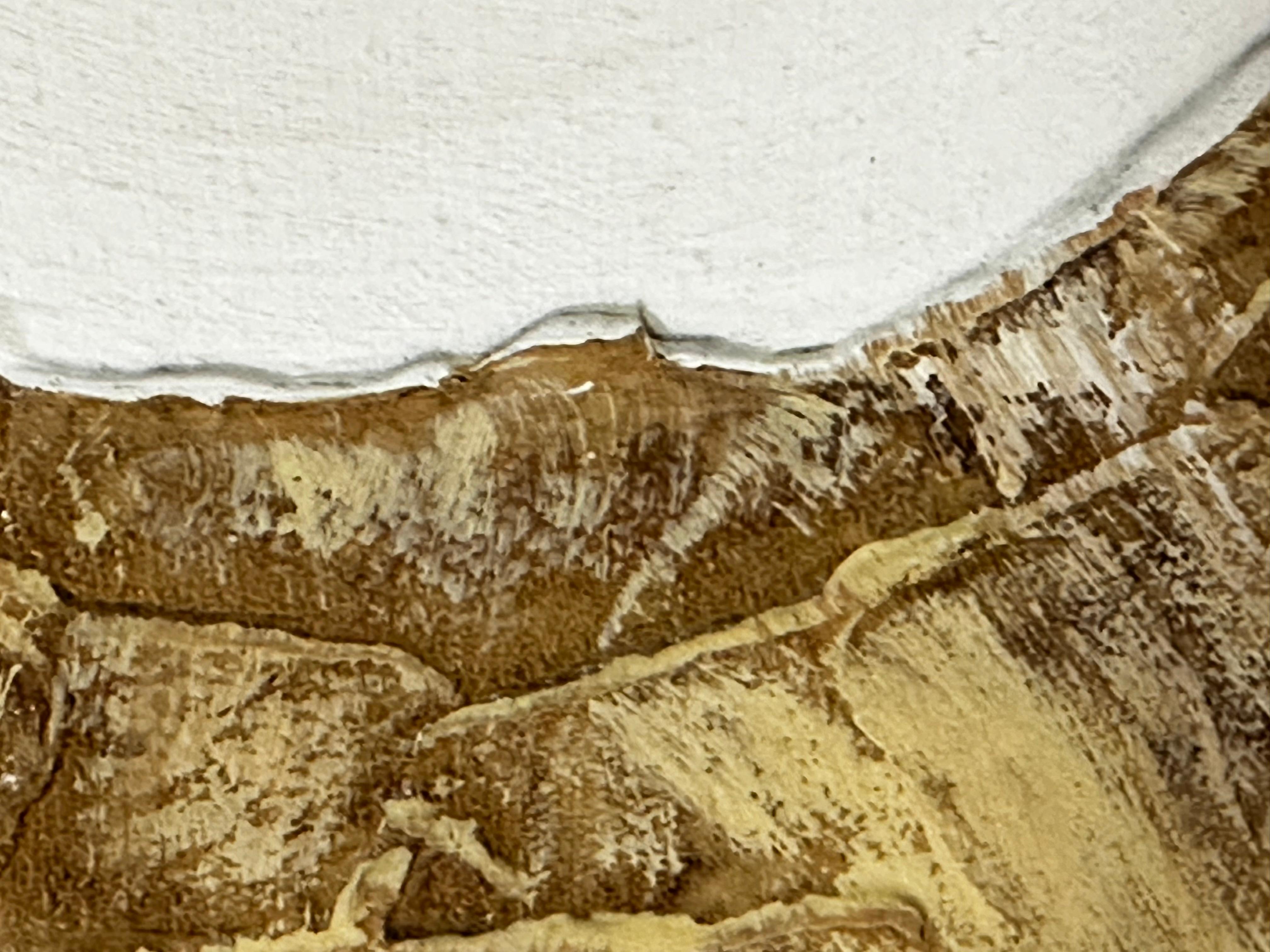 Abstraktes Ölgemälde auf Leinwand von Frank Walcutt, Moderne der Mitte des Jahrhunderts im Angebot 1