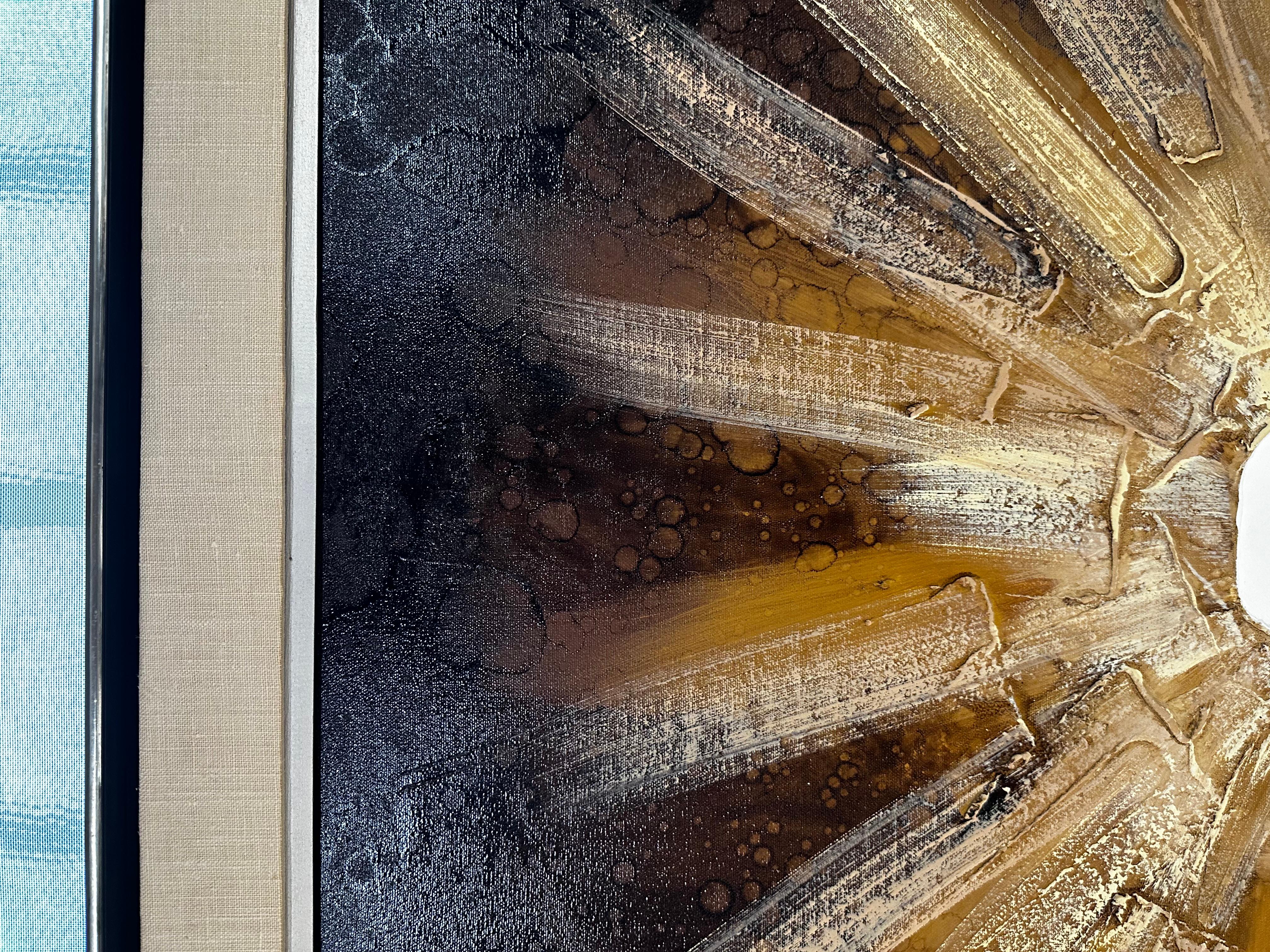 Abstraktes Ölgemälde auf Leinwand von Frank Walcutt, Moderne der Mitte des Jahrhunderts im Angebot 3