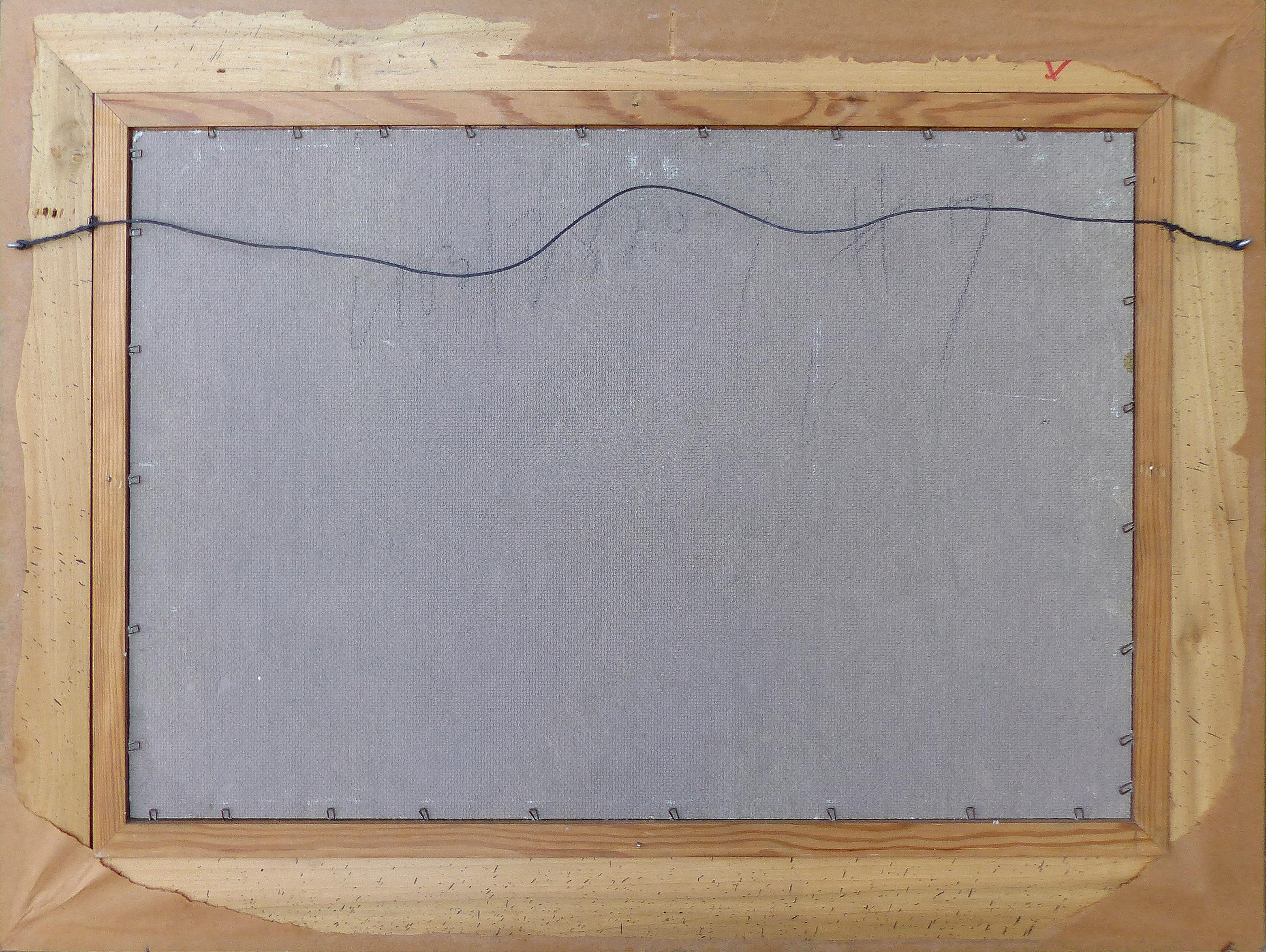 Maurice Freed Mid-Century Modern Abstract Oil Painting For Sale 4